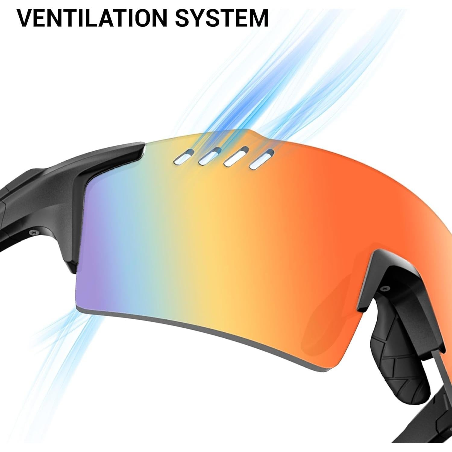 Gafas de Ciclismo SCVCN UV400 Ligeras para Hombres y Mujeres