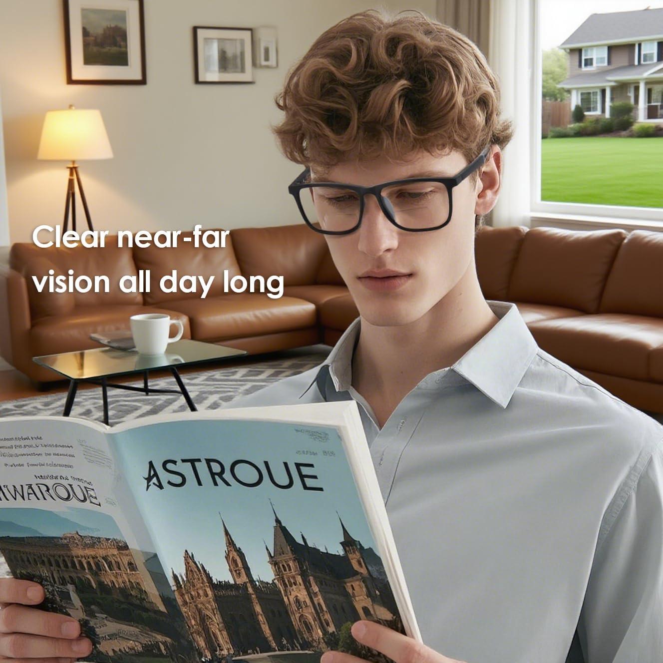 Gafas Bifocales Missfive 2.5x para Hombres y Mujeres - Estilo Deportivo
