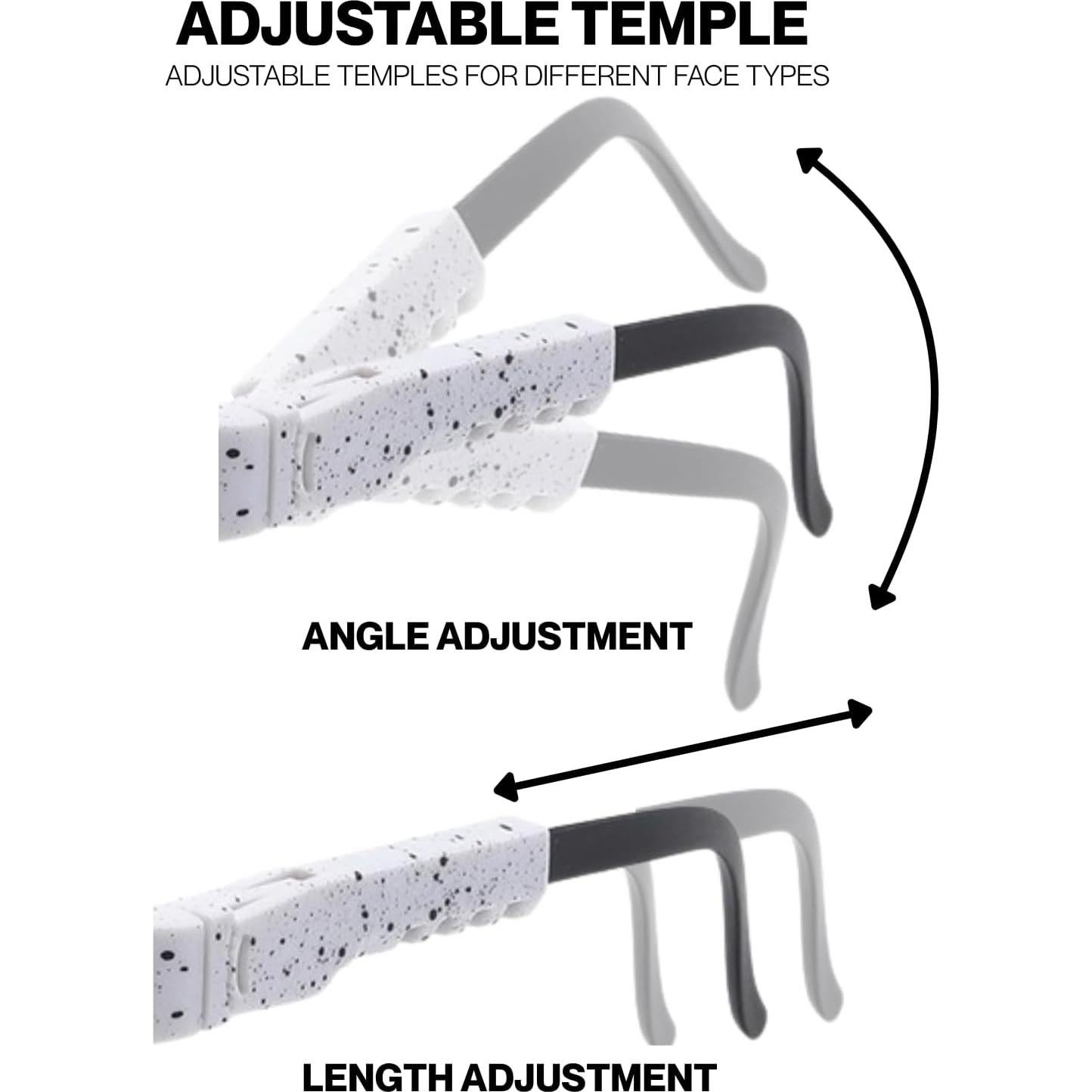 Gafas de Ciclismo UV400 Unisex - Lentes Polarizados Blancas y Azules