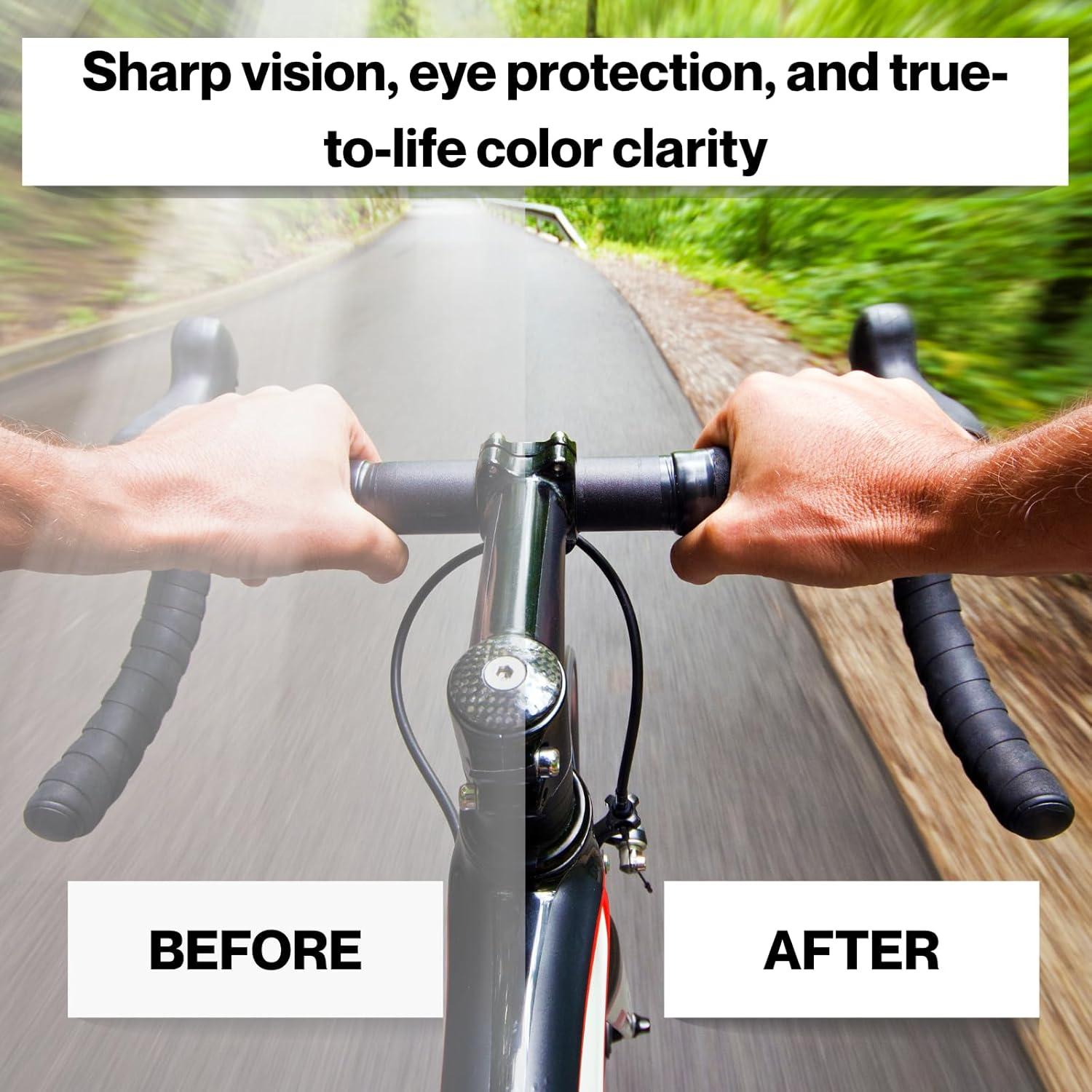 Gafas de Ciclismo UV400 Unisex - Lentes Polarizados Blancas y Azules