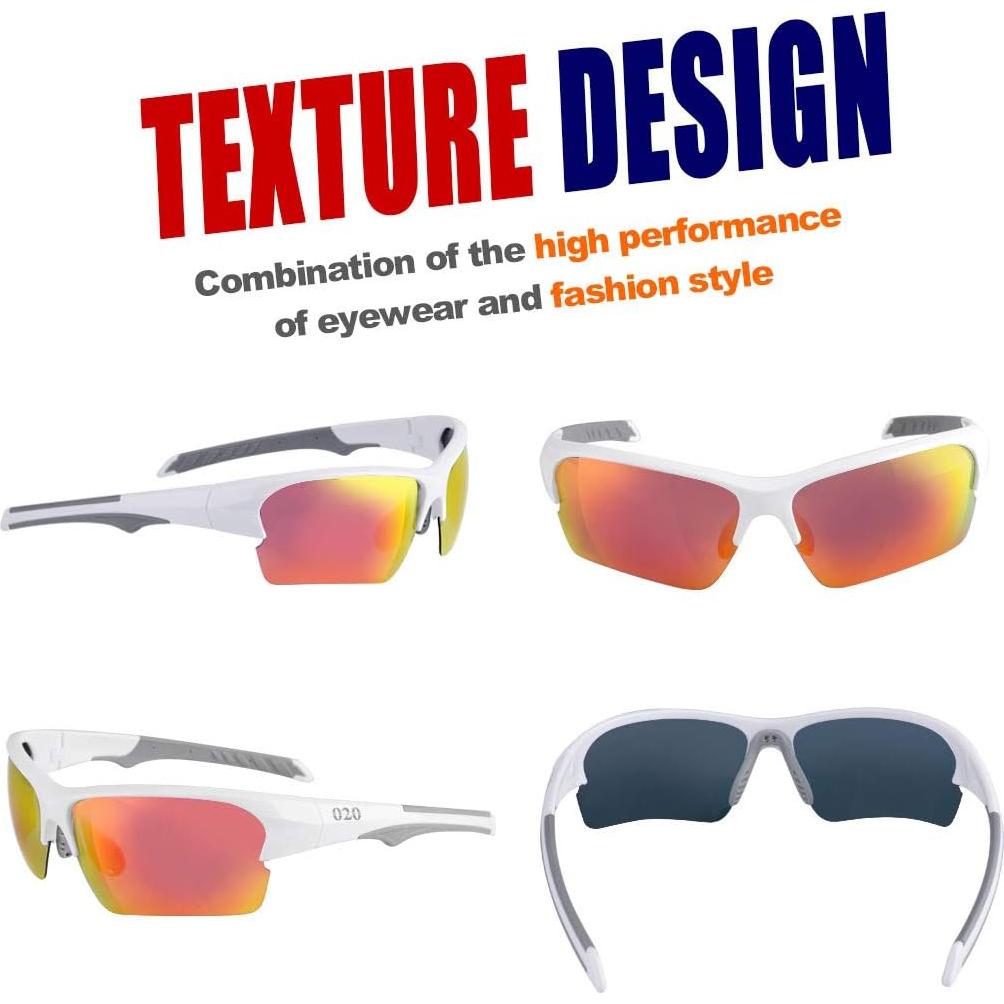 Gafas de Sol Polarizadas O2O para Softball y Voleibol Unisex