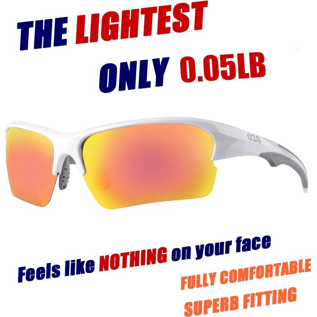Gafas de Sol Polarizadas O2O para Softball y Voleibol Unisex