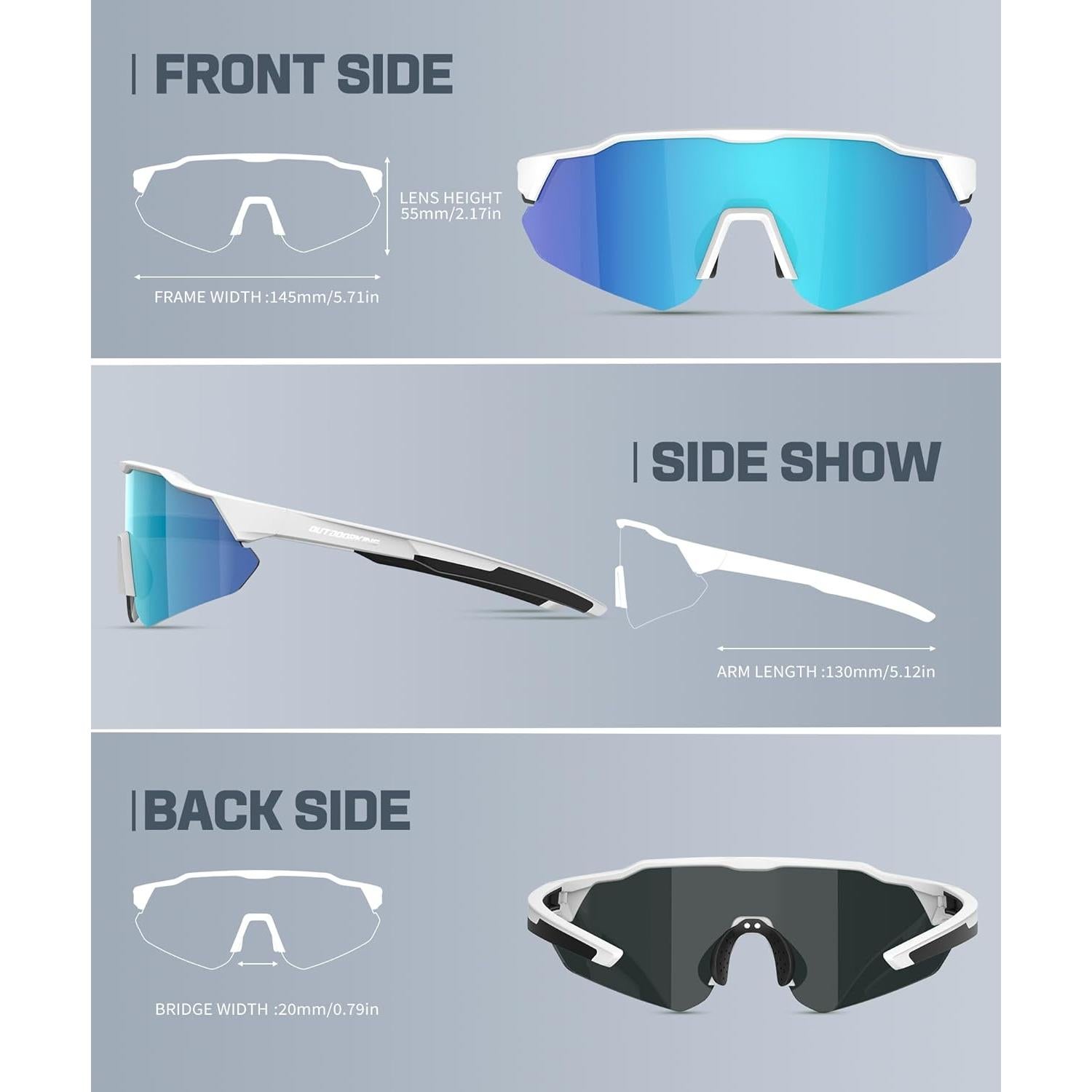 Gafas de sol polarizadas OUTDOORKING UV400 para hombres