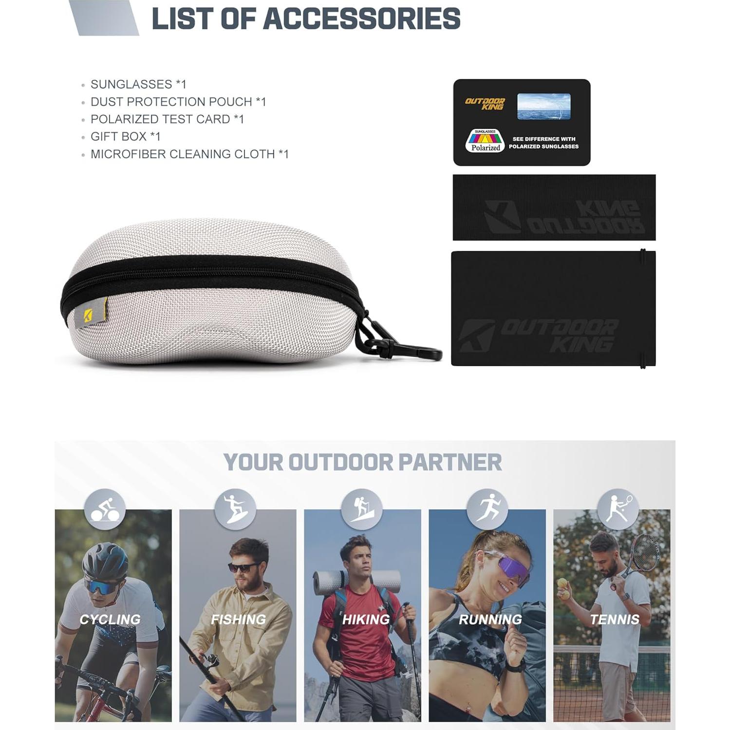 Gafas de sol polarizadas OUTDOORKING UV400 para hombres