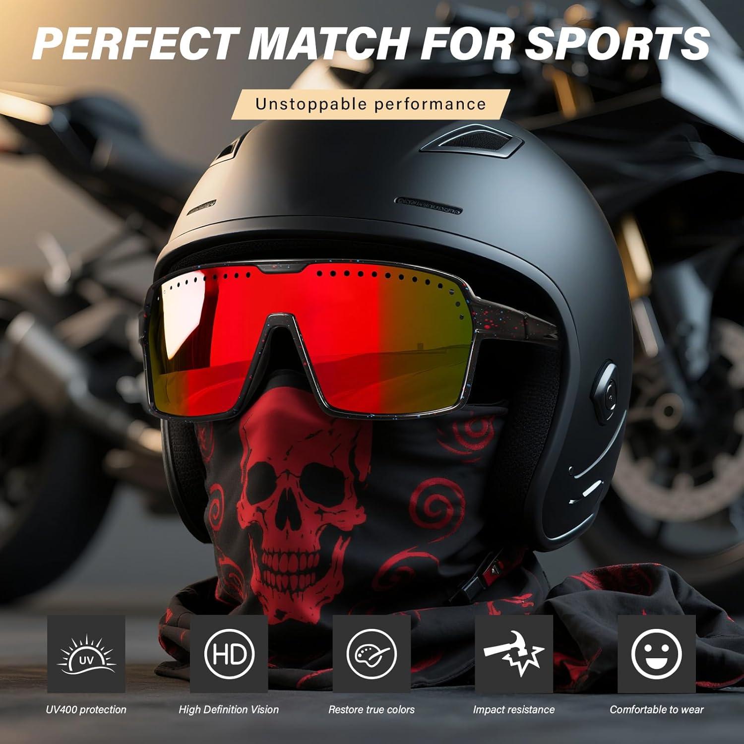 Gafas de sol deportivas DioKiw UV400 para hombres - 3 colores