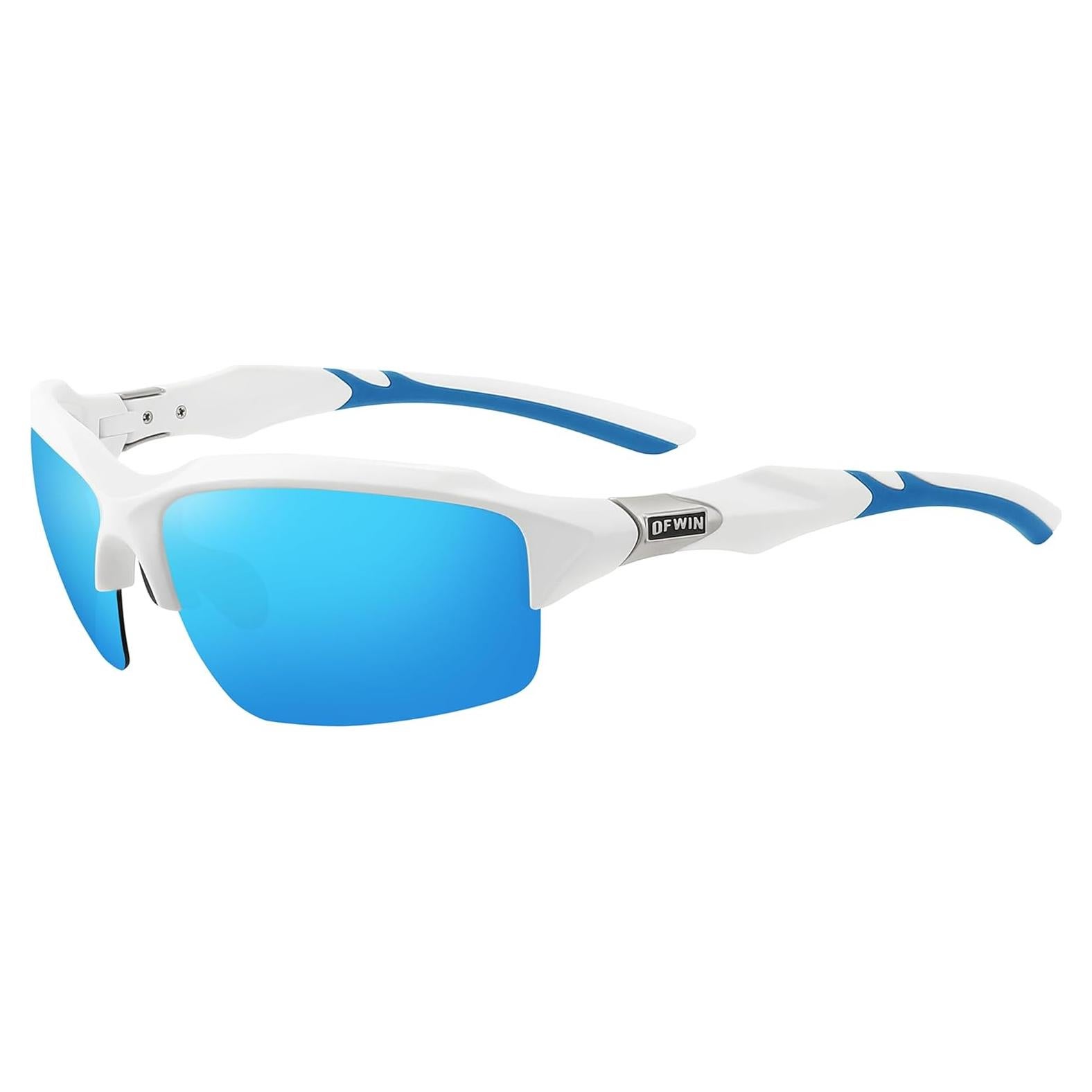 Gafas de Sol Deportivas Polarizadas UV400 Unisex Marco Blanco