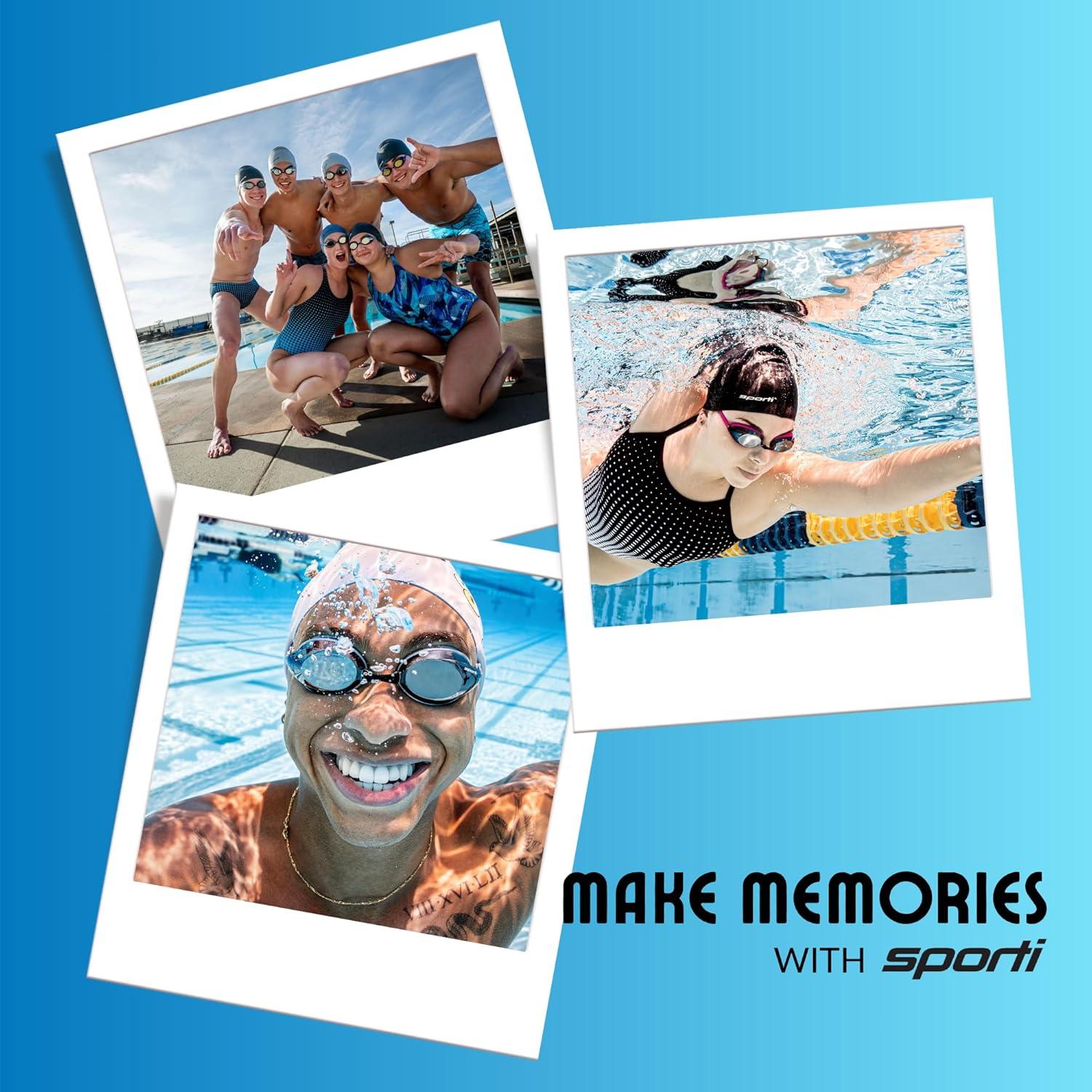 Gafas de Natación Antivaho Sporti -1.5D a -8.0D Unisex