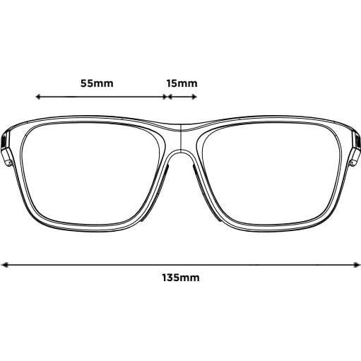 Gafas de Sol Polarizadas Bollé Rectangulares Durazno Mate