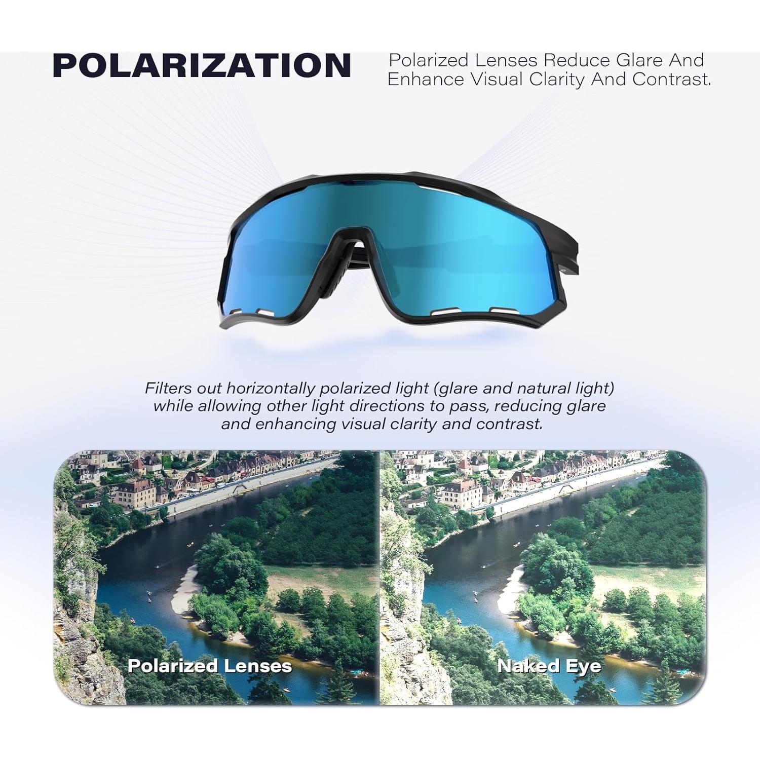 Gafas de Ciclismo GONTSAM Fotoquímicas Polarizadas UV400