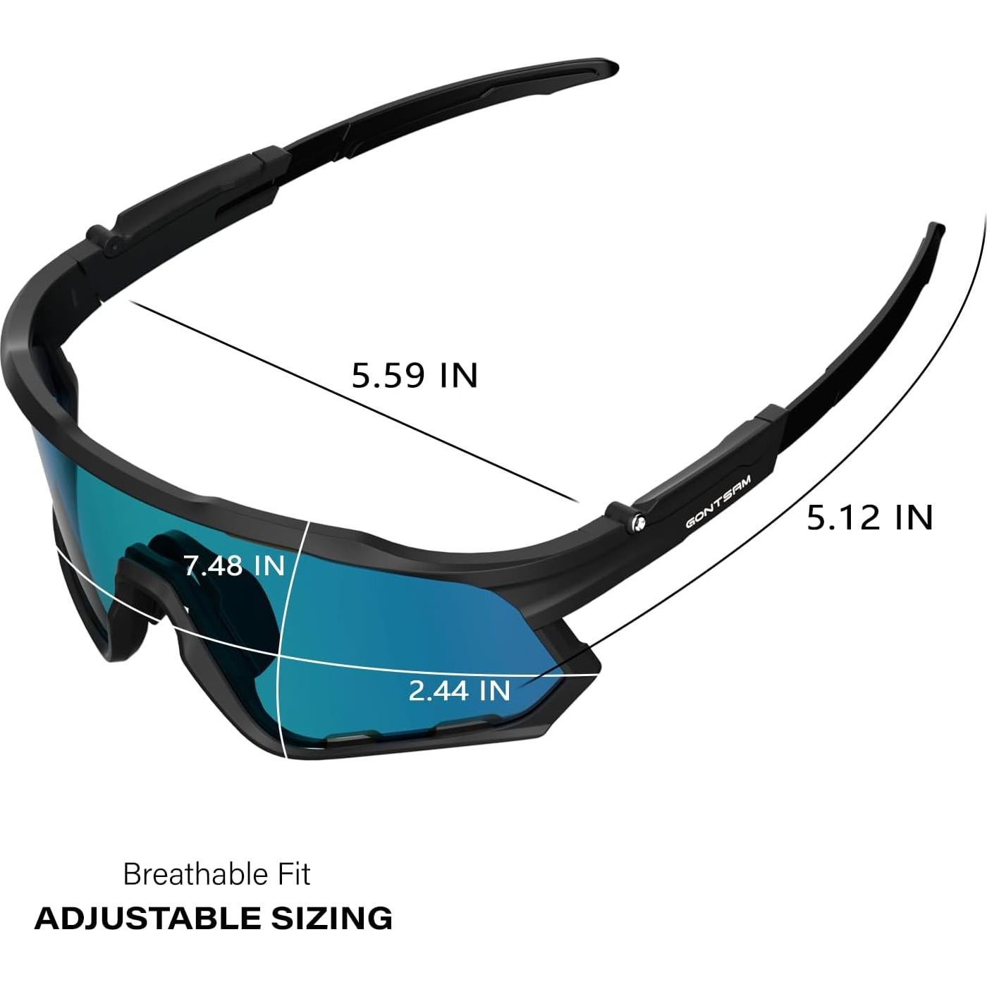 Gafas de Ciclismo GONTSAM Fotoquímicas Polarizadas UV400