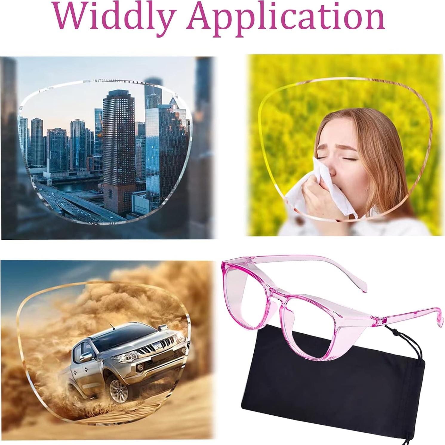 Gafas de Seguridad Antivaho UV y Antiluz Azul - Paquete de 3