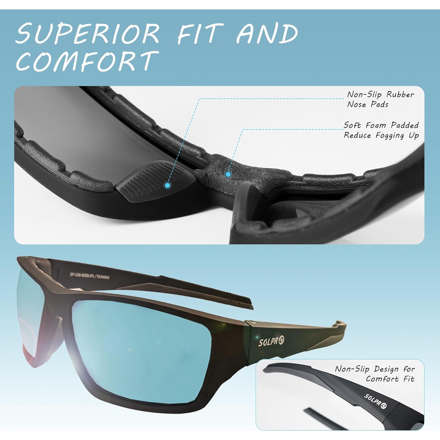 Gafas de sol polarizadas TR90 para deportes unisex - HD UV400