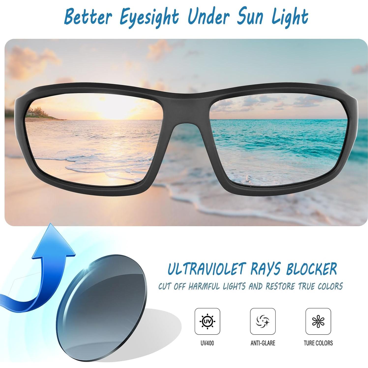 Gafas de sol polarizadas TR90 para deportes unisex - HD UV400