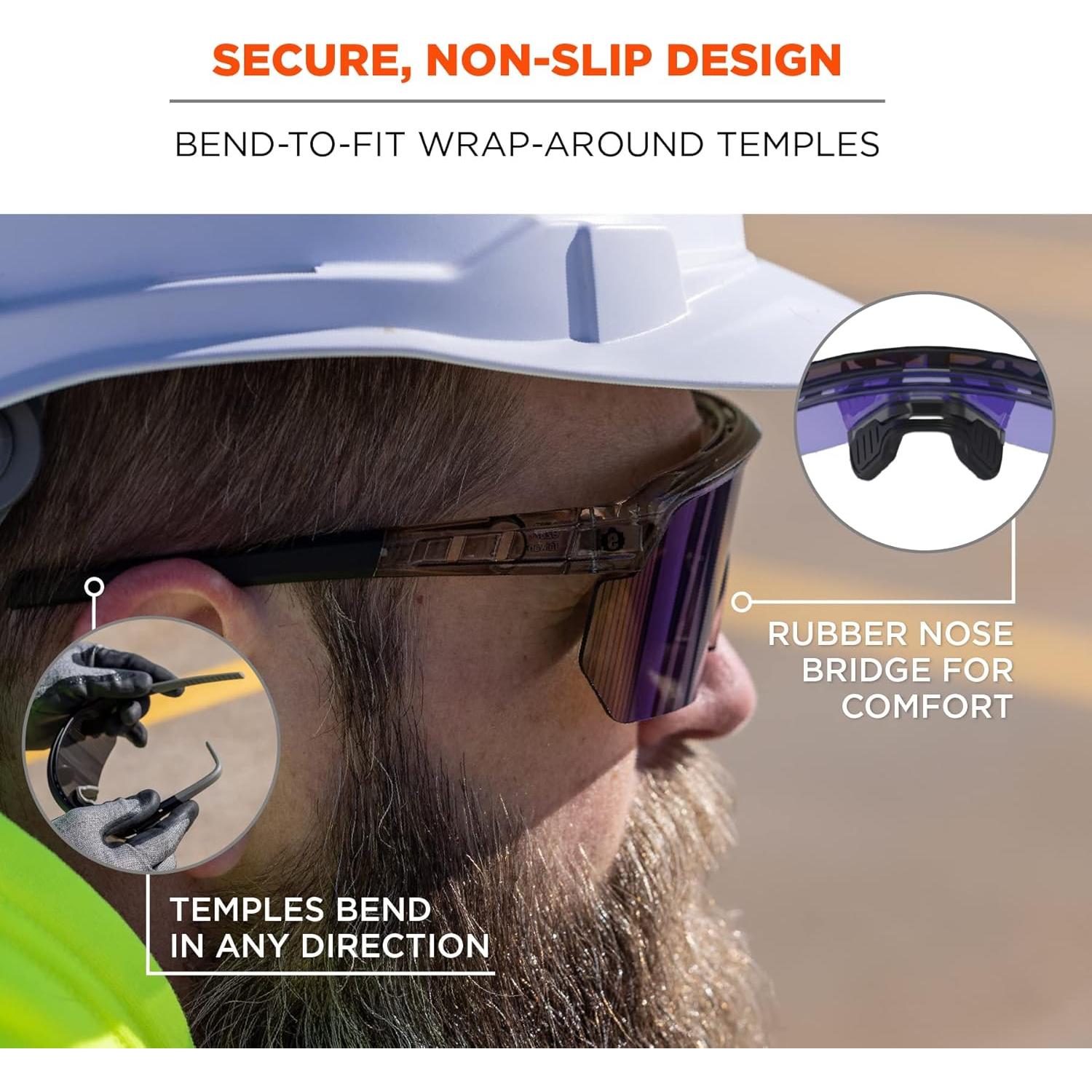 Gafas de Seguridad Ergodyne AEGIR, Lente Espejado, ANSI Z87.1