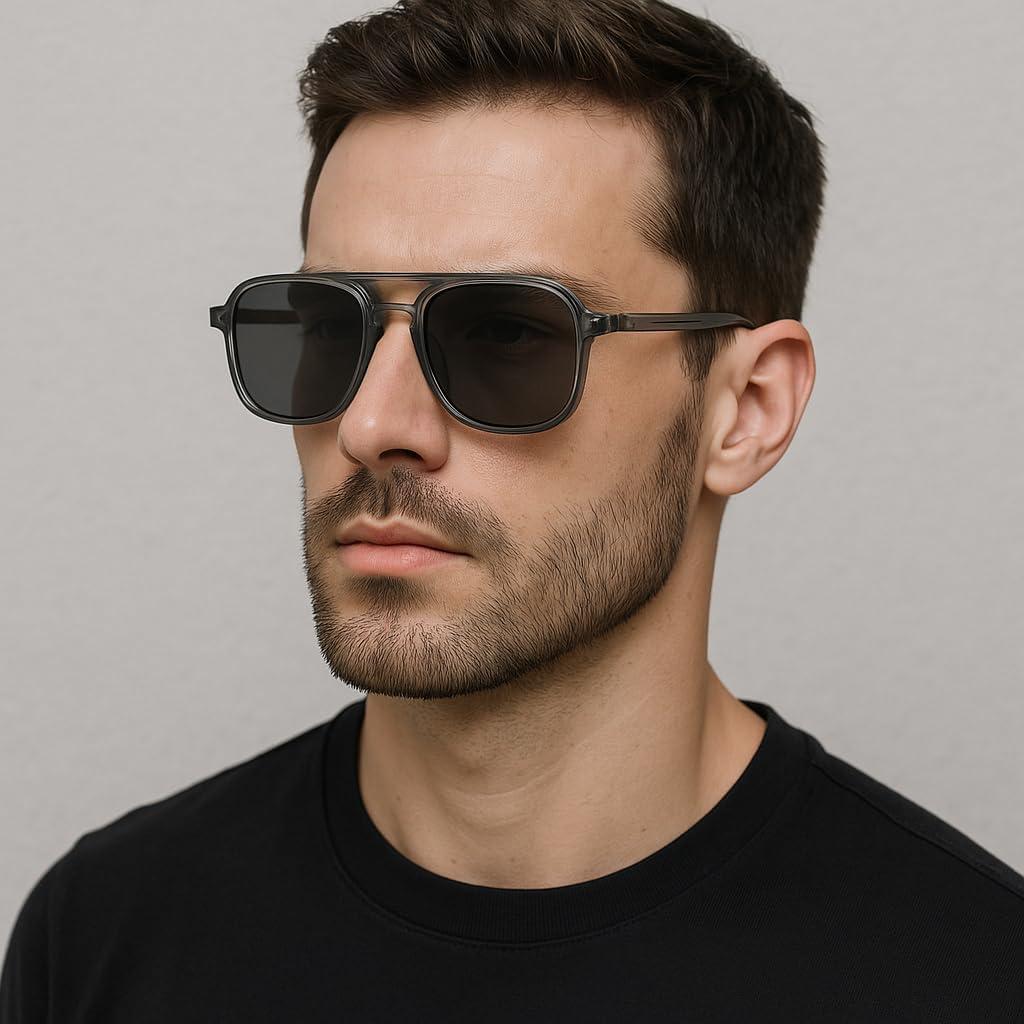 Gafas de Sol Magnéticas Clip On Polarizadas 5 Lentes Unisex