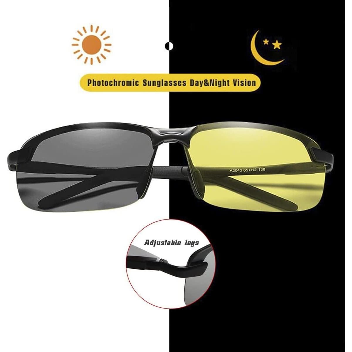 Gafas de Sol Polarizadas K.LAVER UV400 Fotoquímicas Unisex