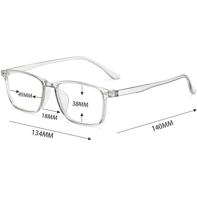 Gafas de Distancia Unisex 2 Paquetes Montura Ligera 8900