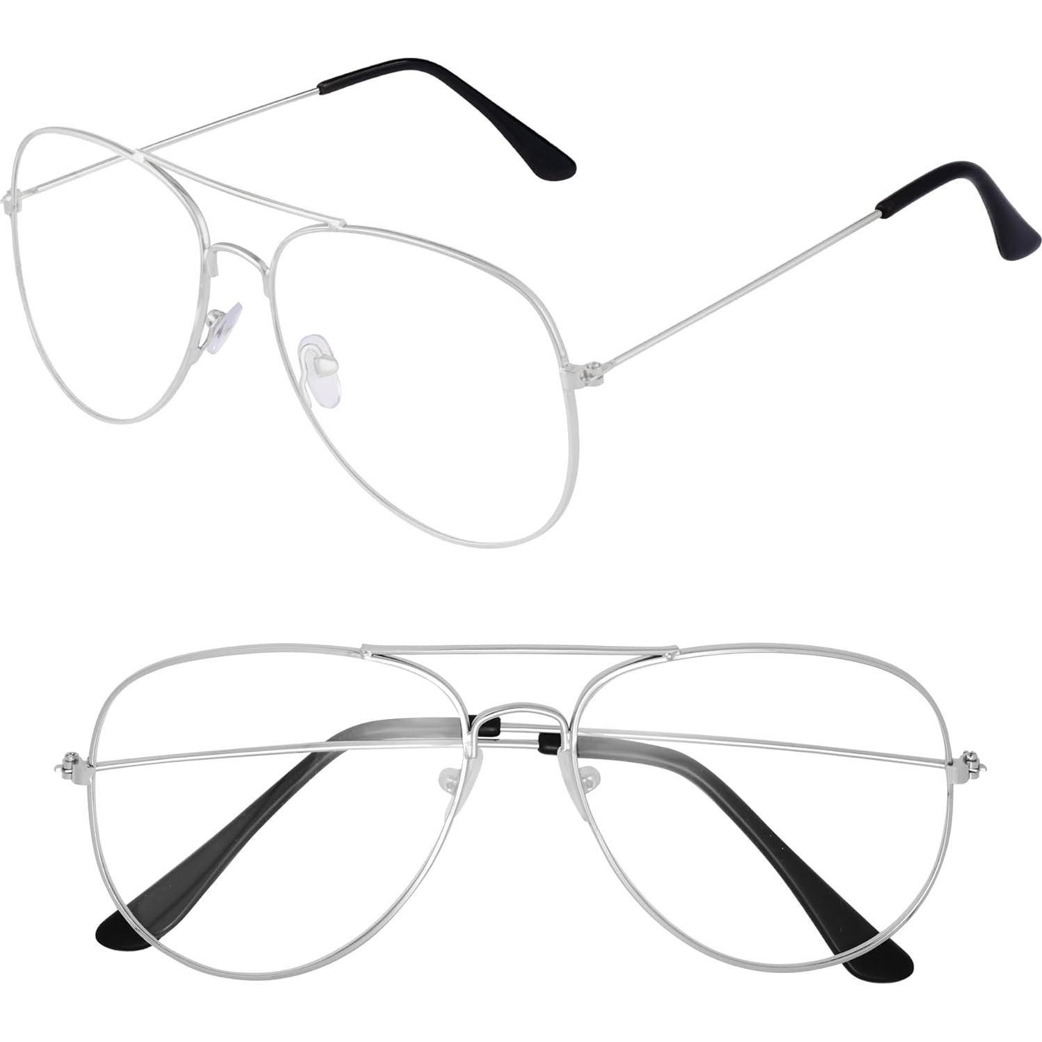 Gafas de sol aviador unisex metalicas negras y doradas