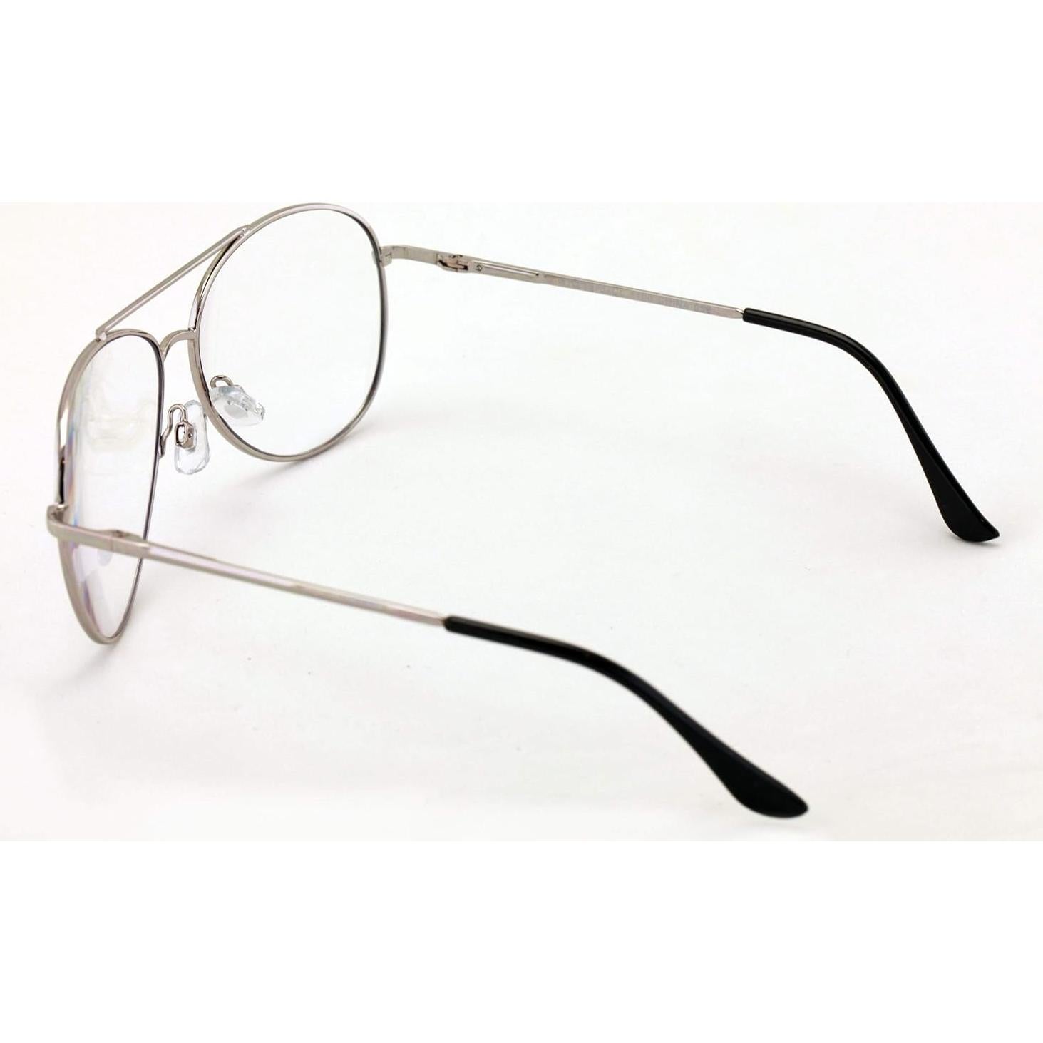 Gafas de lectura progresivas V.W.E. tri-focales 2.0x plata