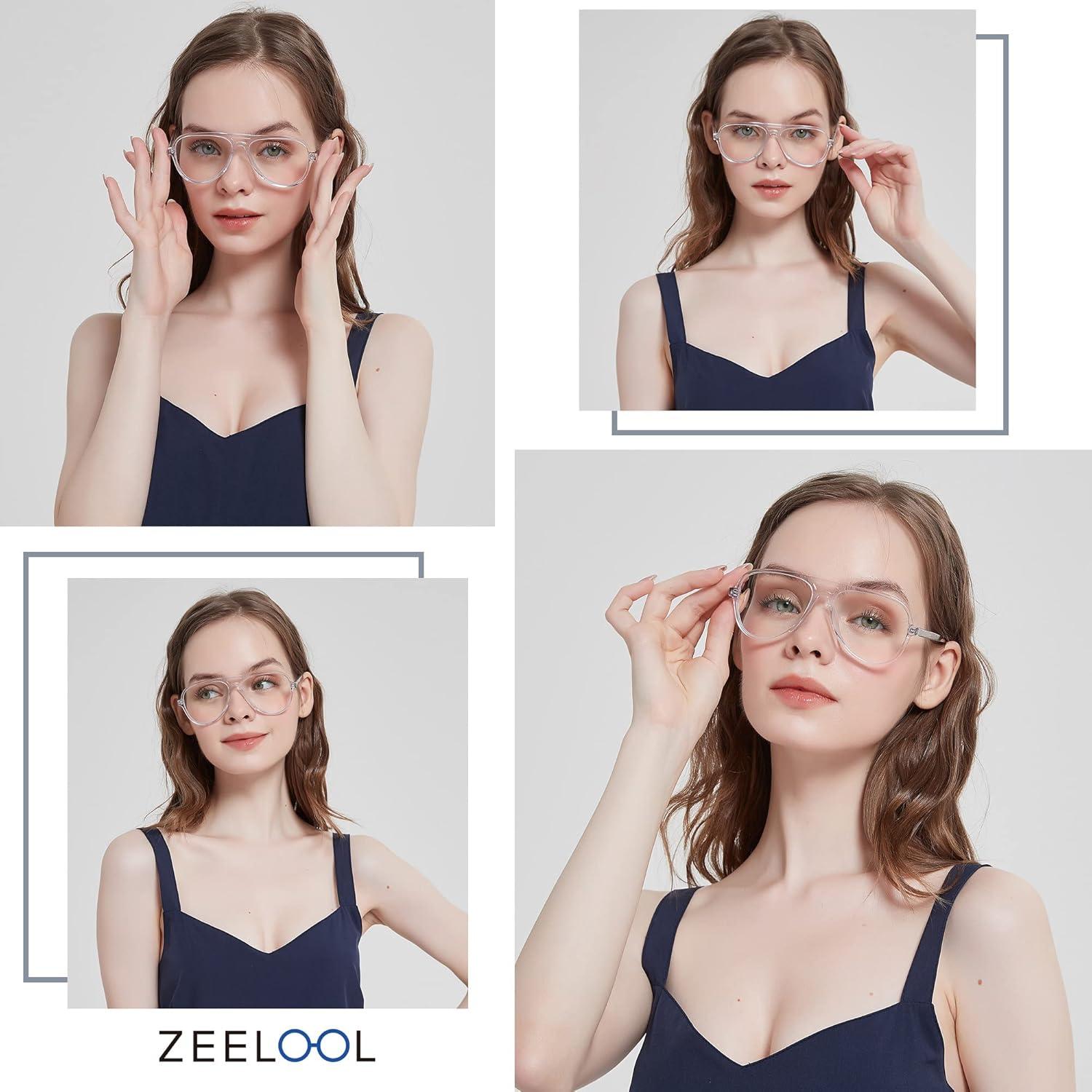 Gafas de lectura Zeelool TR90 Aviador Antirreflectante 1.0x