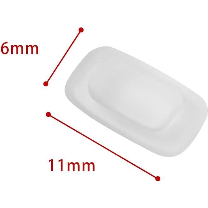 Repuestos Almohadillas Nasales Silicona Suave 11x6mm - Columbia/Maui Jim