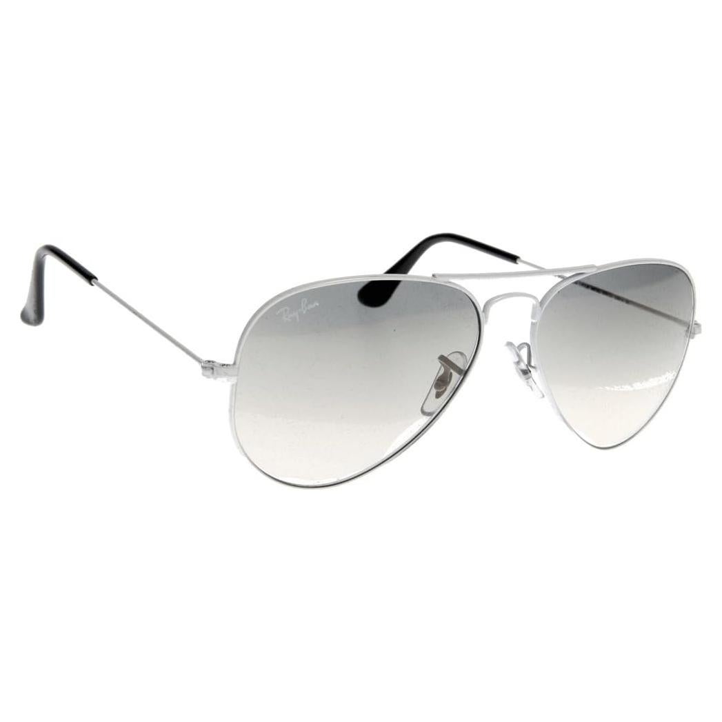 Gafas de Sol Ray-Ban RB3025 Aviador Marco Plateado Lente Gris