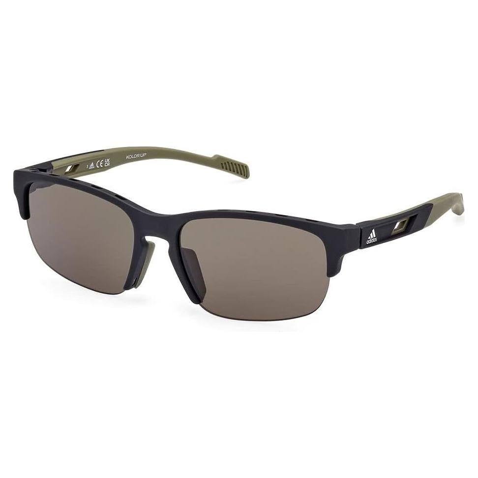 Gafas de sol Adidas Sport SP 0068 02N Negro mate/Verde