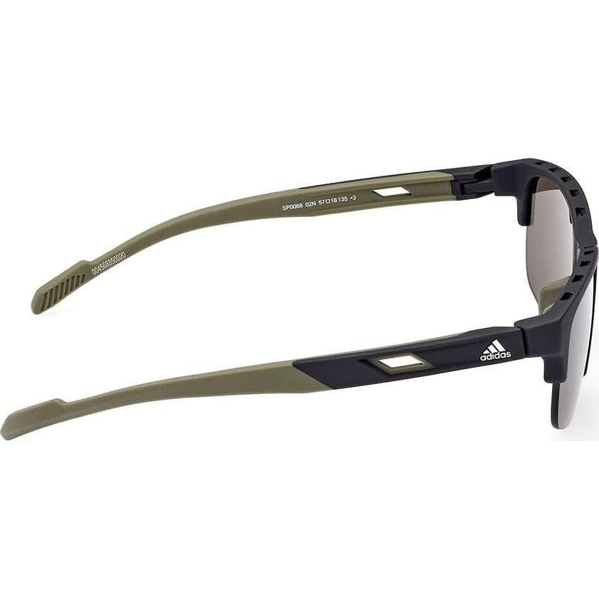 Gafas de sol Adidas Sport SP 0068 02N Negro mate/Verde