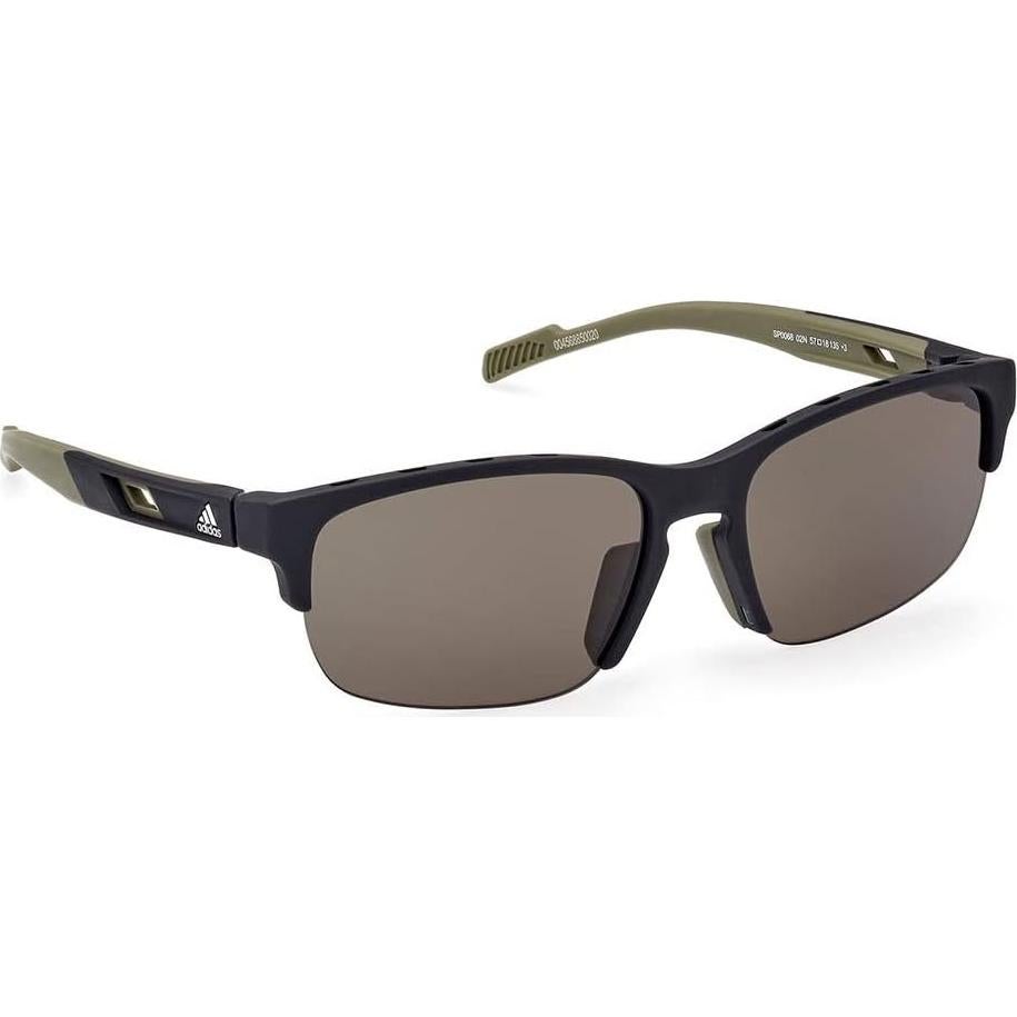 Gafas de sol Adidas Sport SP 0068 02N Negro mate/Verde