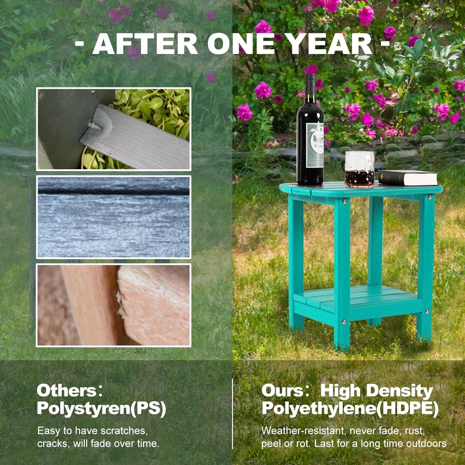 Mesa Lateral NALONE Adirondack 41.9 cm 2 Niveles Aruba