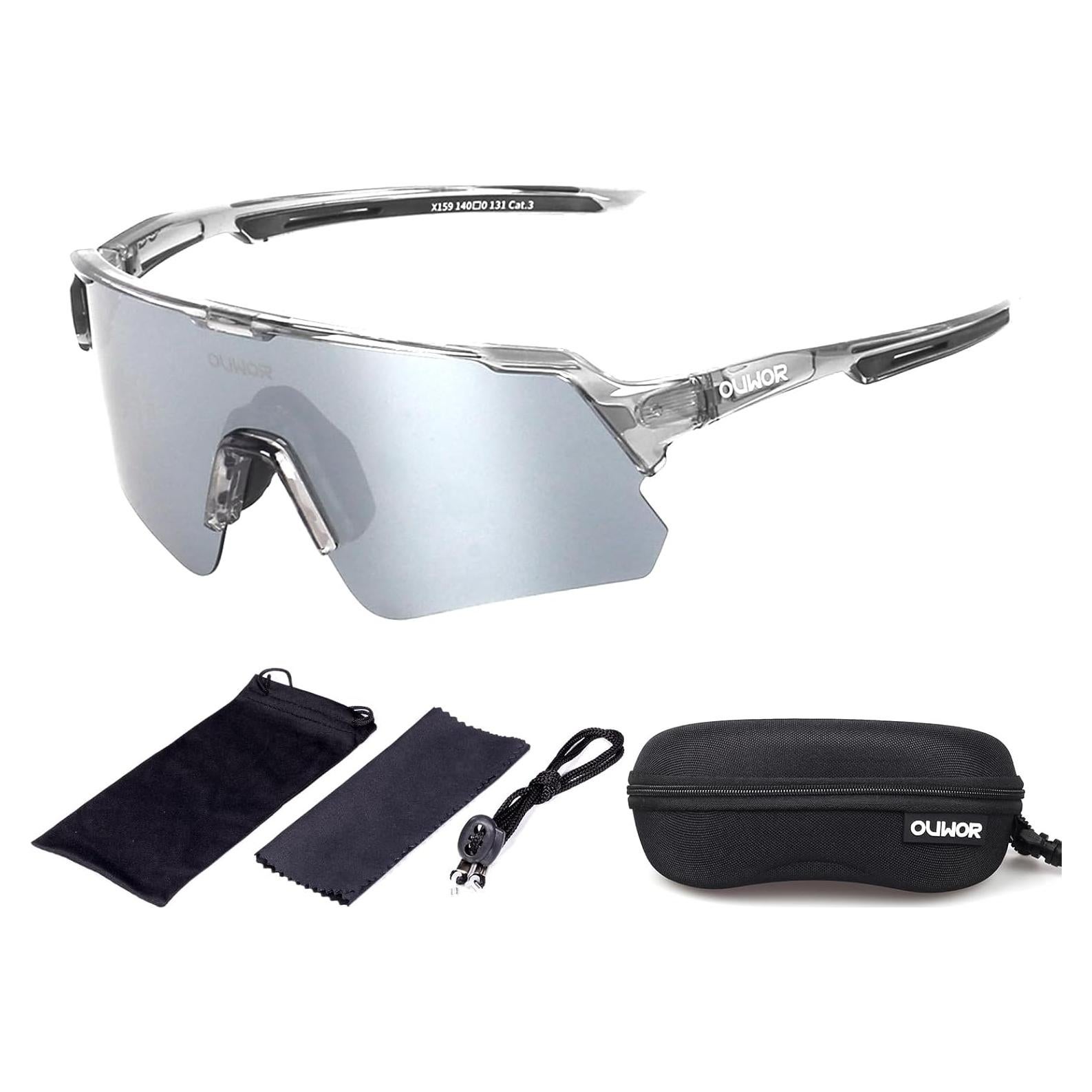 Gafas de Ciclismo Polarizadas OUWOR K159 UV400 para Deportes