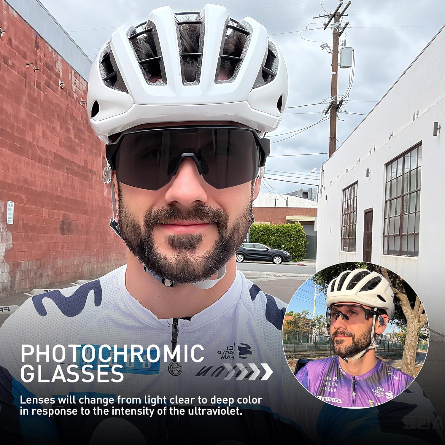 Gafas de Ciclismo KAPVOE K360 Fotoquímicas UV400 Unisex