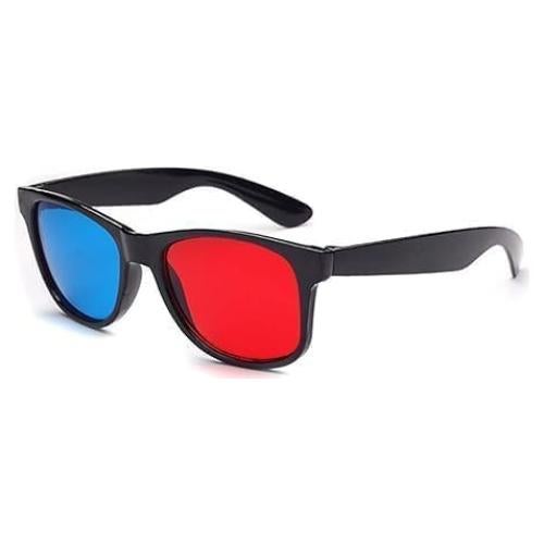 Gafas 3D Universales Rojo y Azul - Diseño Ligero y Clásico