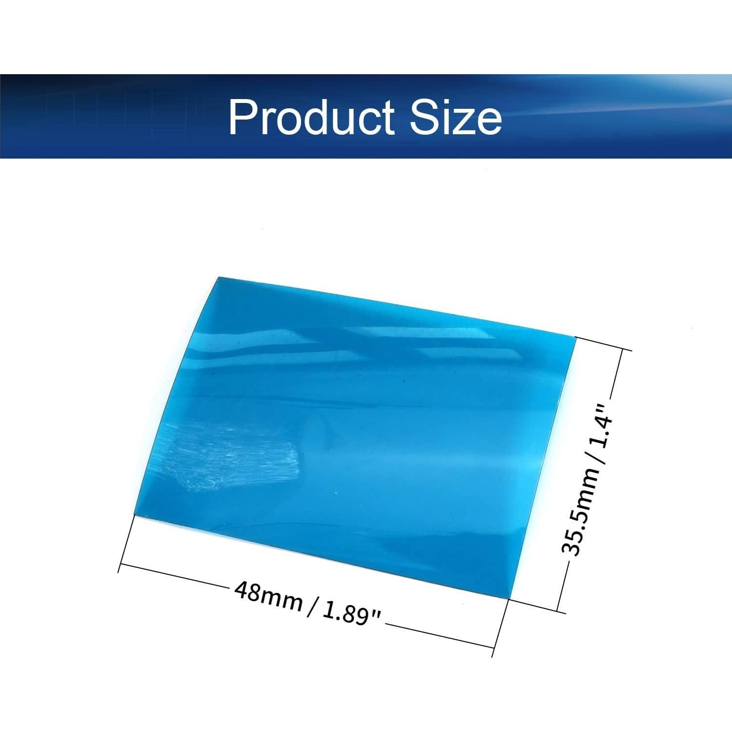 Gafas 3D Othmro 12 Pcs Minimalistas Azules con Lente de Resina