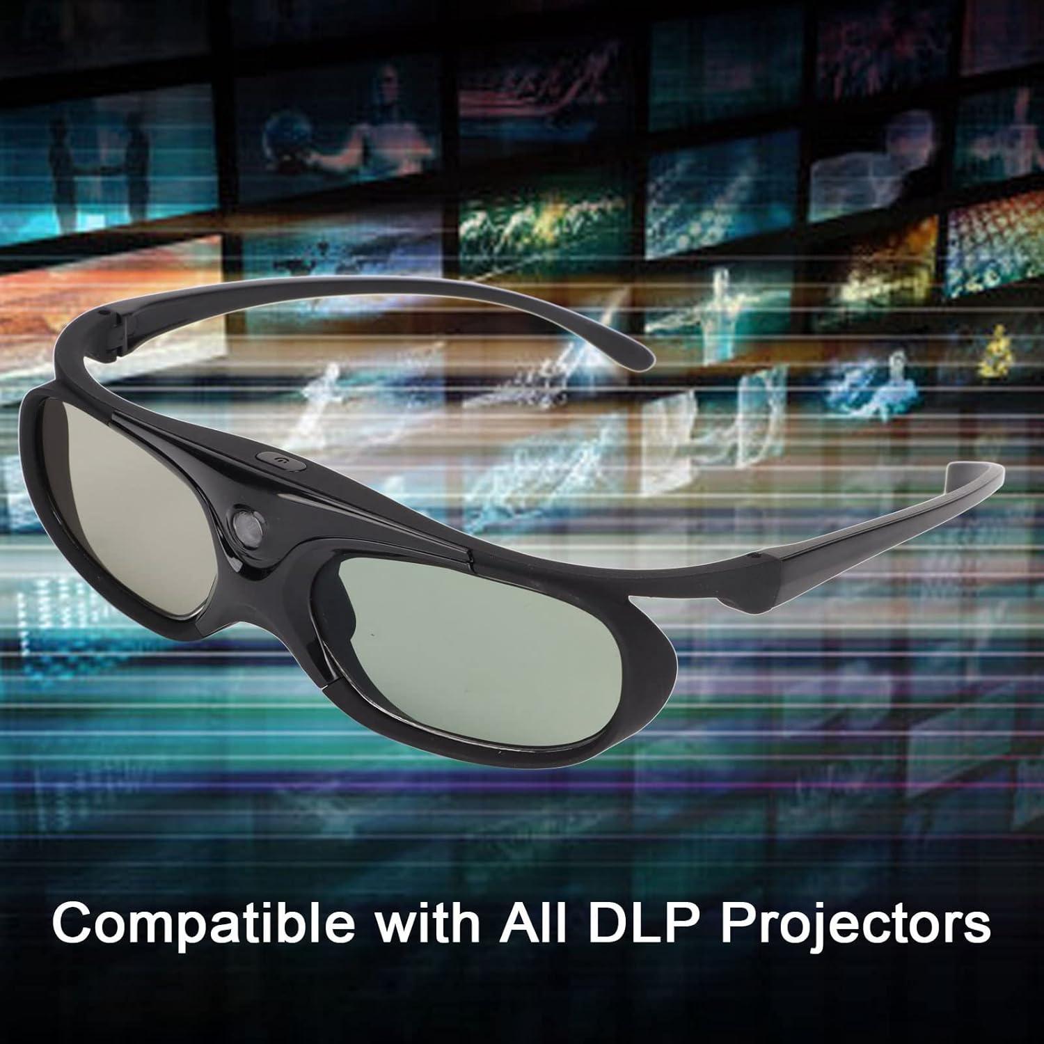 Gafas 3D DLP Yoidesu Recargables 2 Pcs 144Hz Compatibles Proyectores