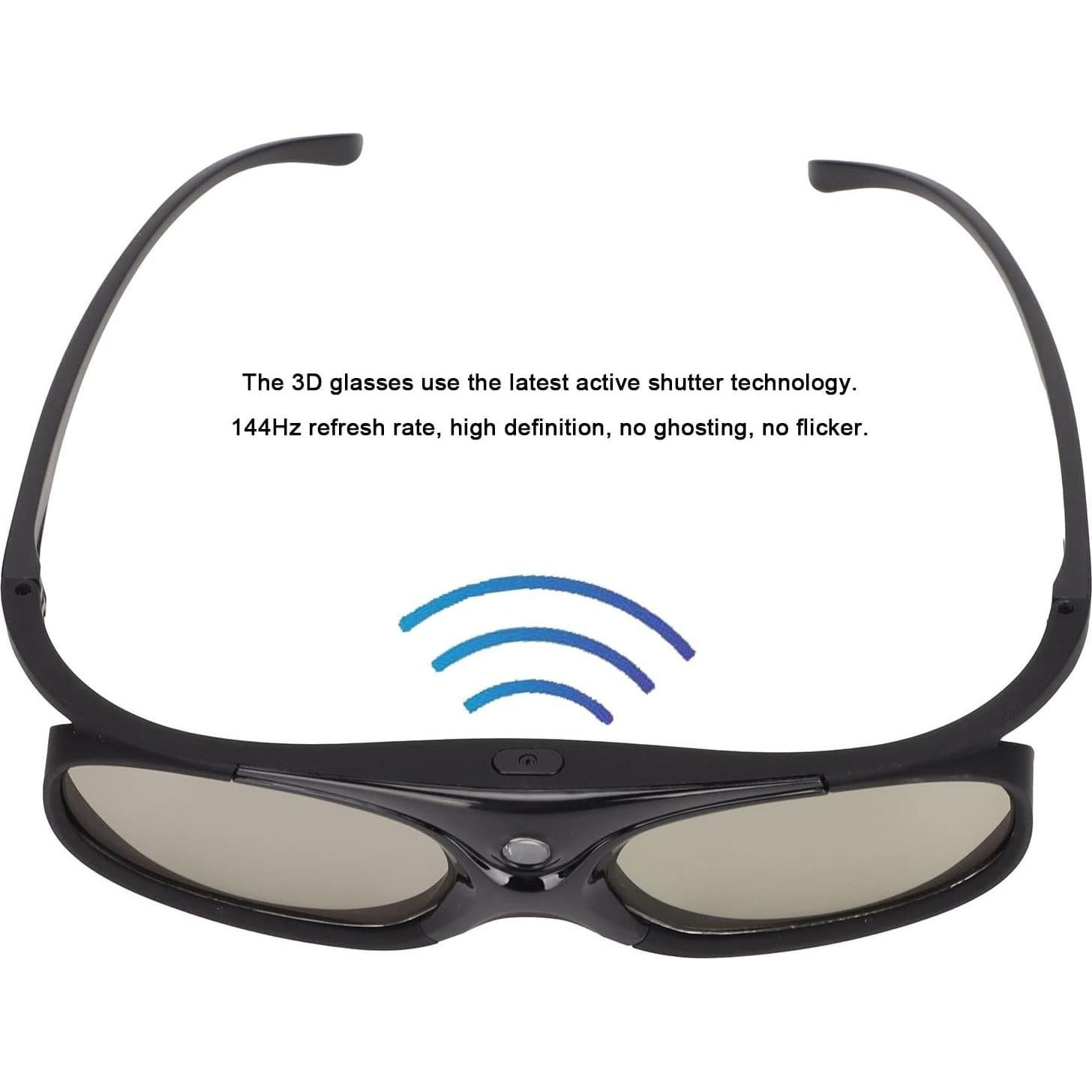 Gafas 3D DLP Yoidesu Recargables 2 Pcs 144Hz Compatibles Proyectores