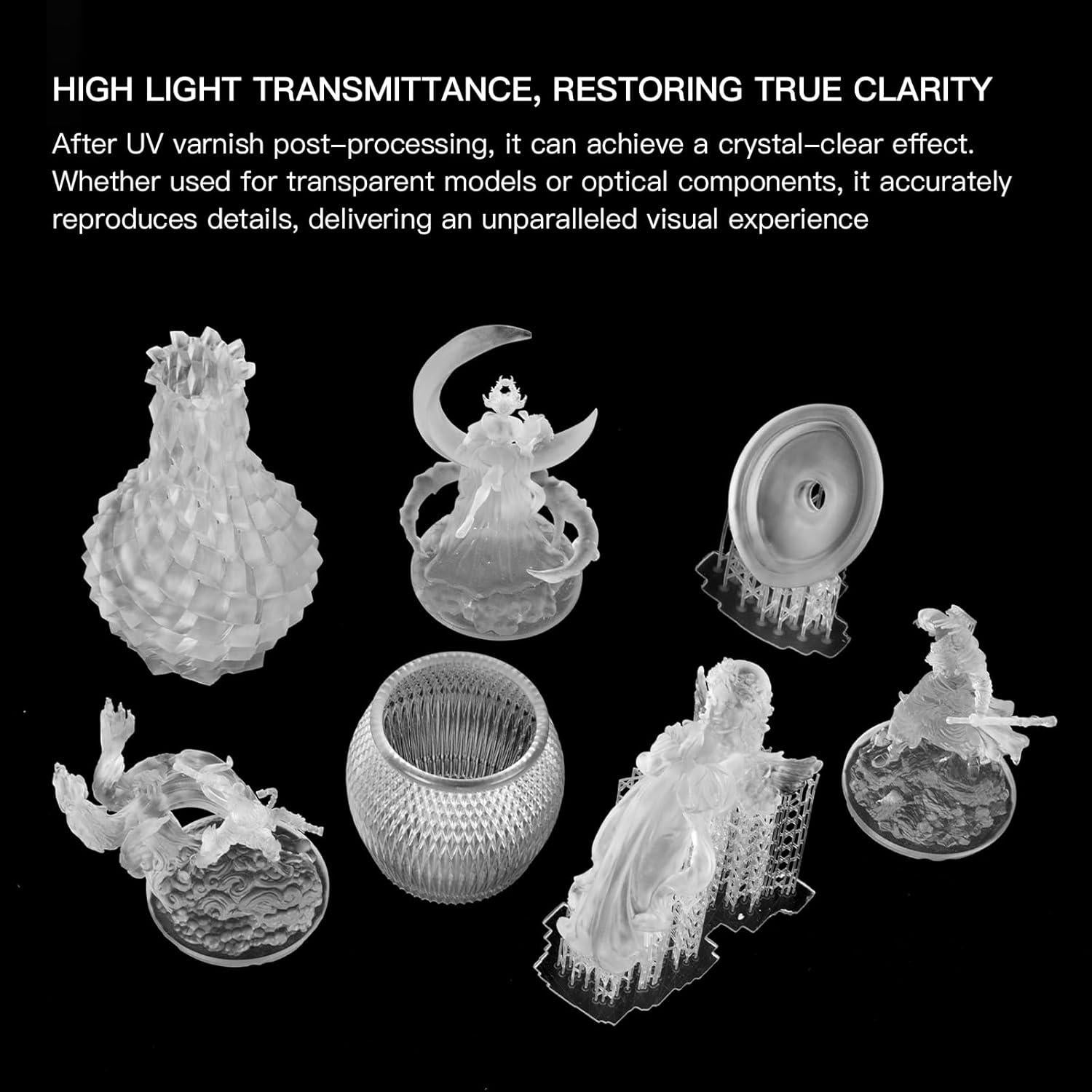 Resina de Impresión 3D Ultra Clara 12K Cretbee 1.2kg