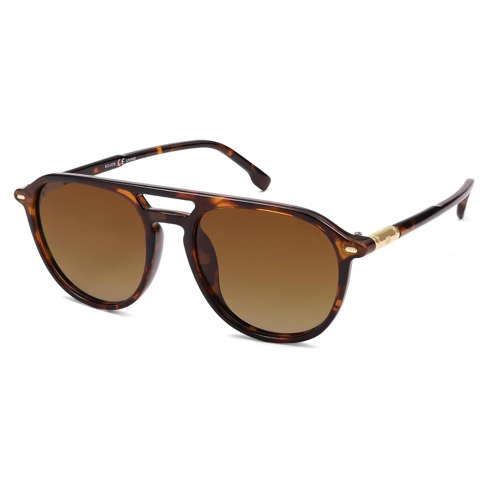 Gafas de sol aviador polarizadas SOJOS SJ2605 UV400 unisex