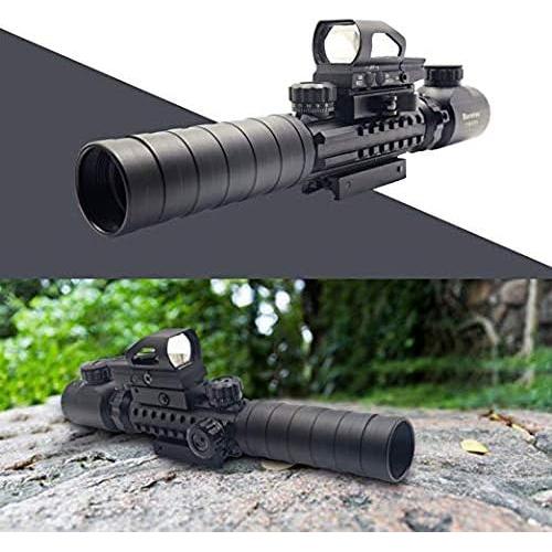 Mira Táctica UUQ 3-9X32EG con Visor Lásser Verde y Rojo