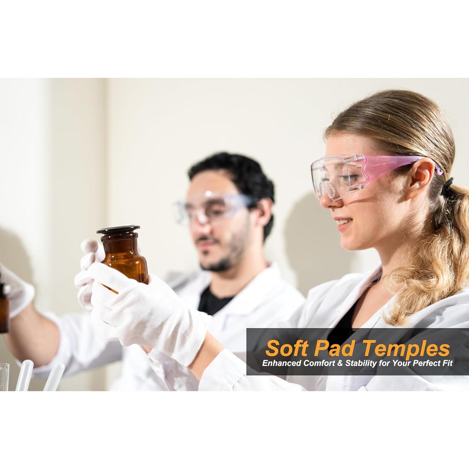 Gafas de Seguridad Koziface Unisex Anti Niebla Lentes Claros