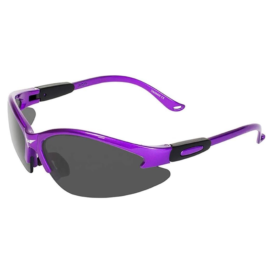 Gafas de Seguridad Global Vision Cougar PRPL SM Lentes Ahumados