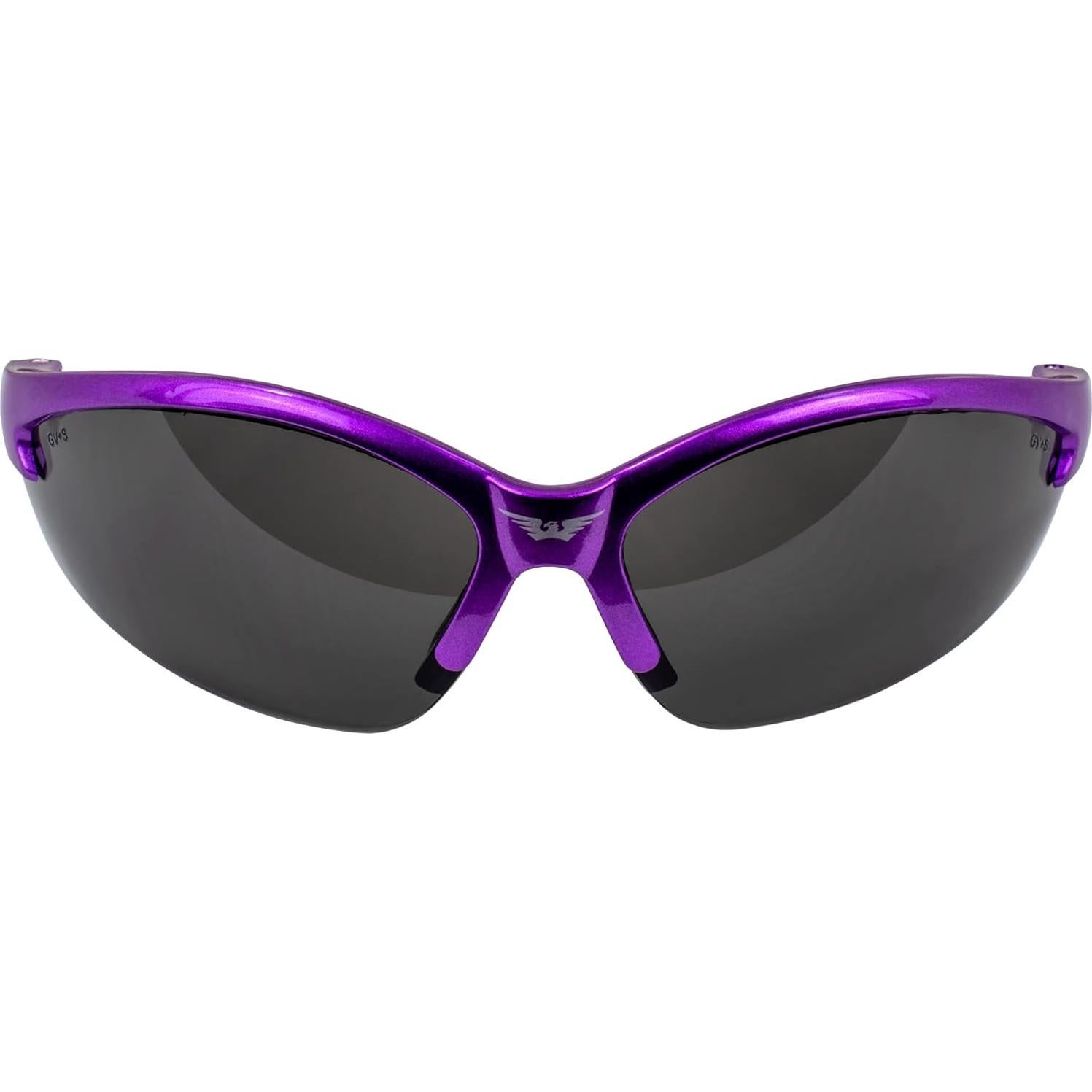 Gafas de Seguridad Global Vision Cougar PRPL SM Lentes Ahumados