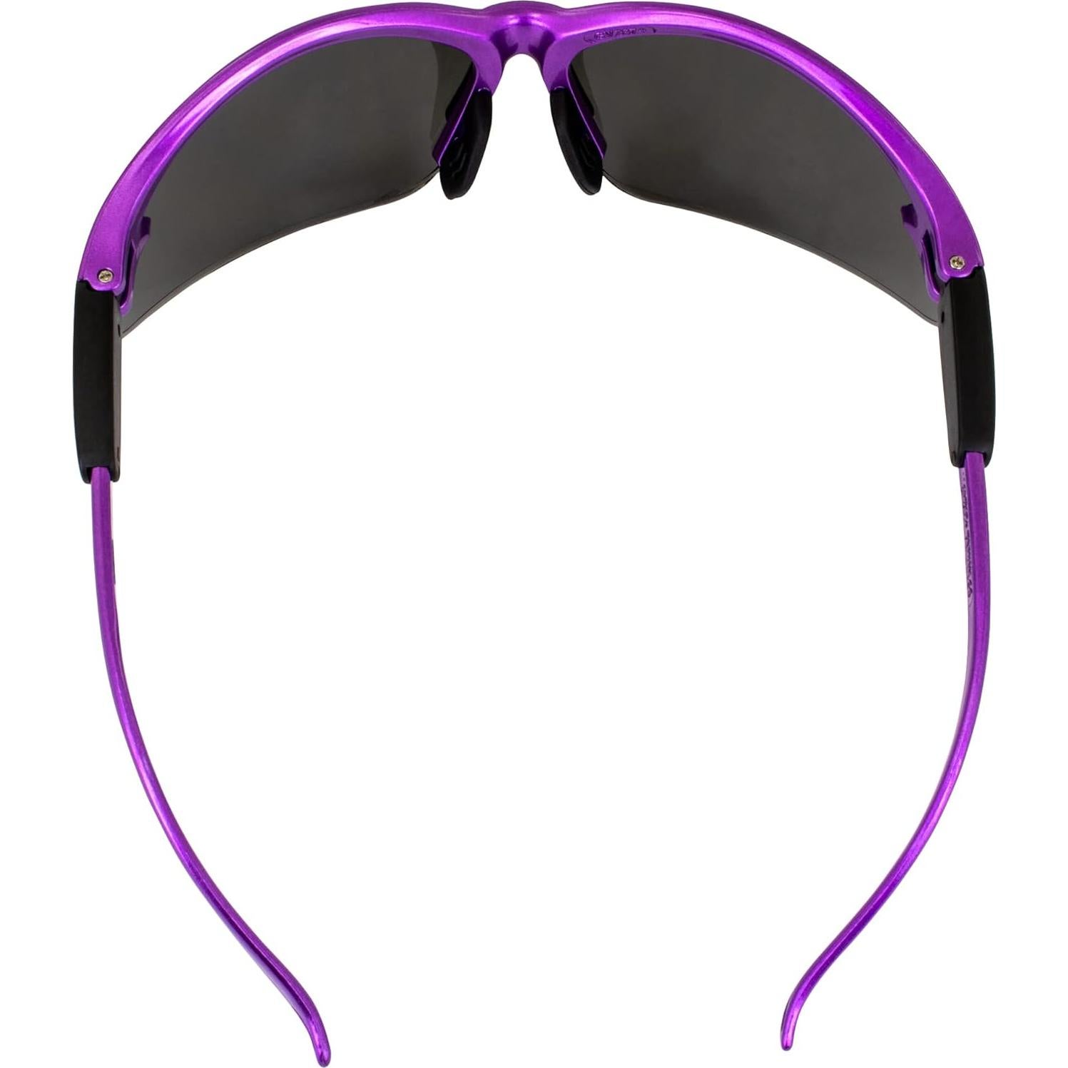 Gafas de Seguridad Global Vision Cougar PRPL SM Lentes Ahumados