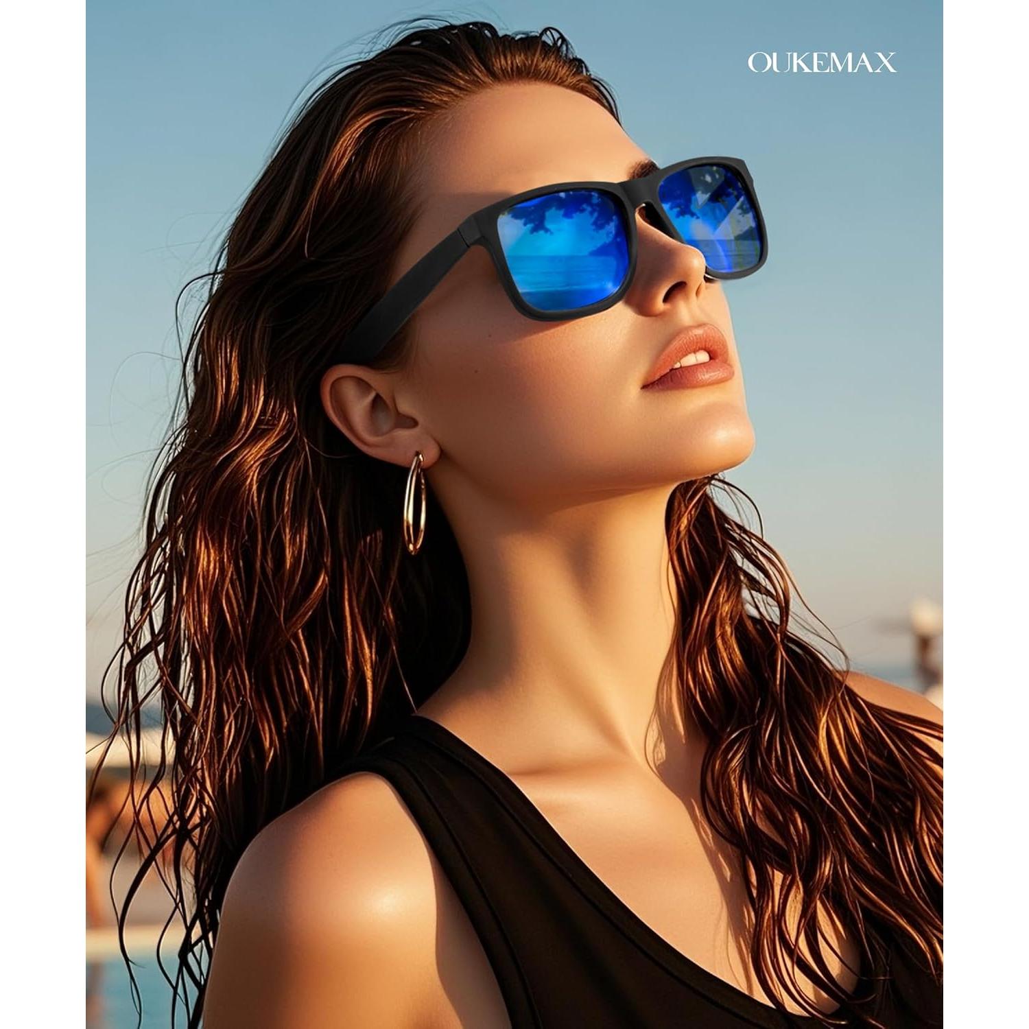 Gafas de sol polarizadas UV400 para mujer - Paquete de 3 colores