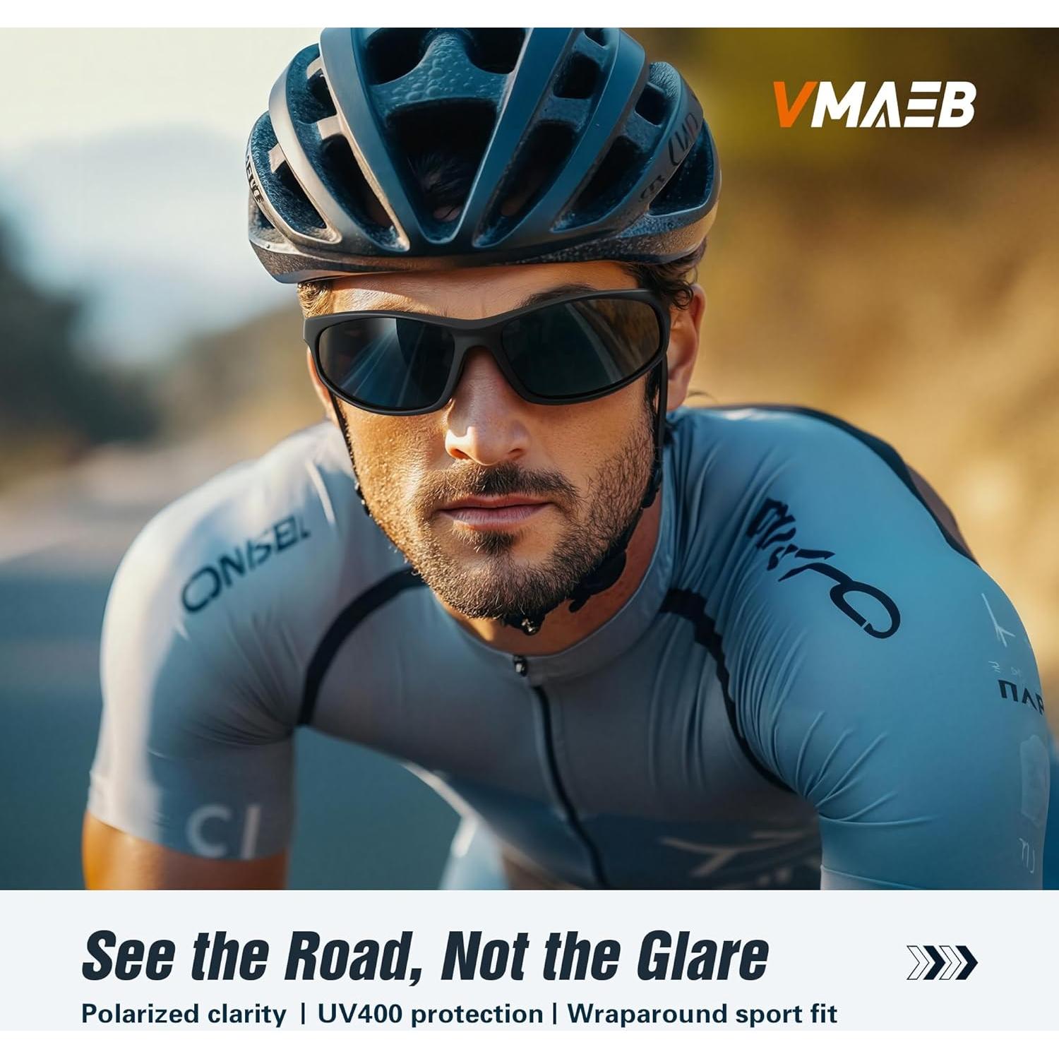 Gafas de sol deportivas polarizadas TR90 UV400 - 3 colores