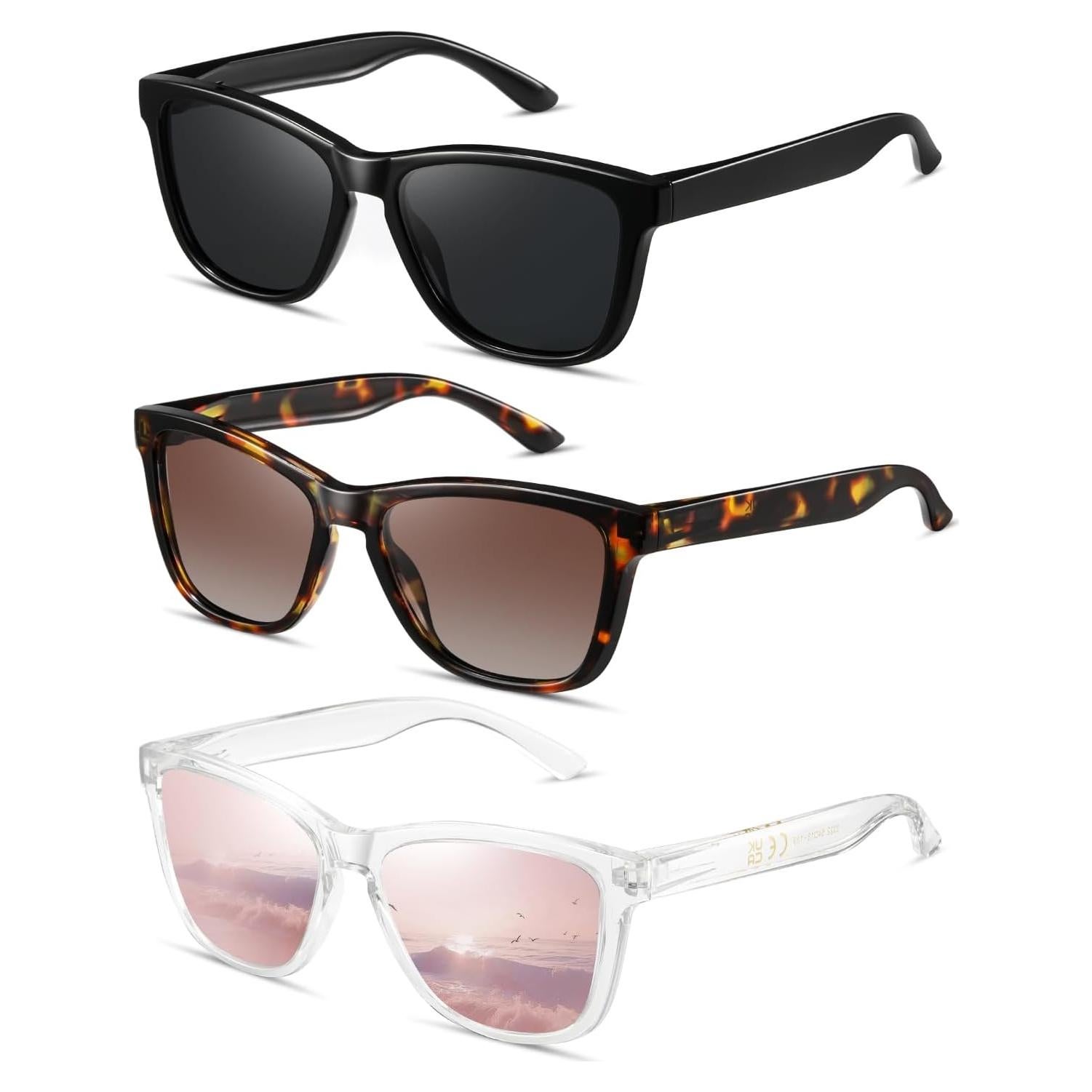 Gafas de Sol Polarizadas MASDUN Retro para Mujeres - 3 Colores