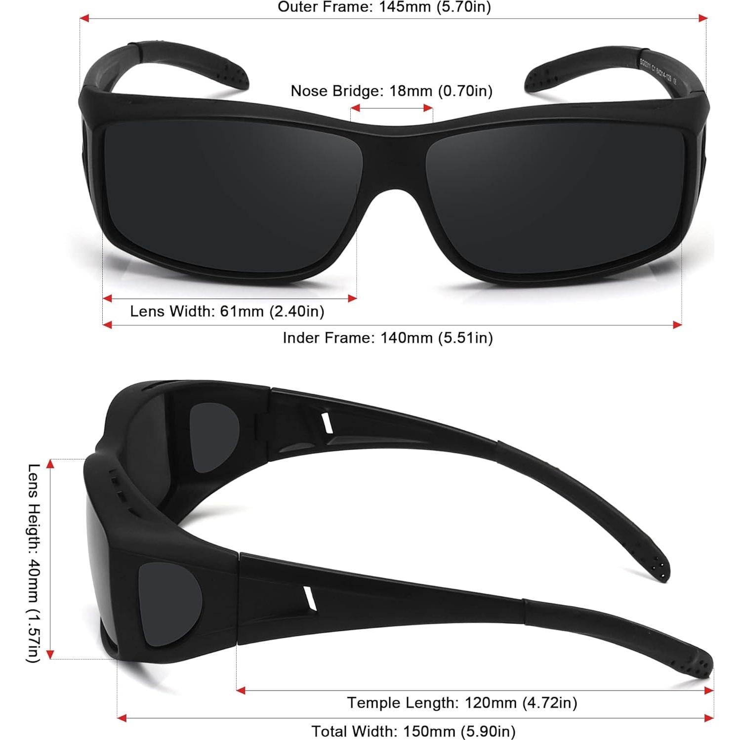 Gafas de Sol Polarizadas MEETSUN UV400 Unisex Envolventes