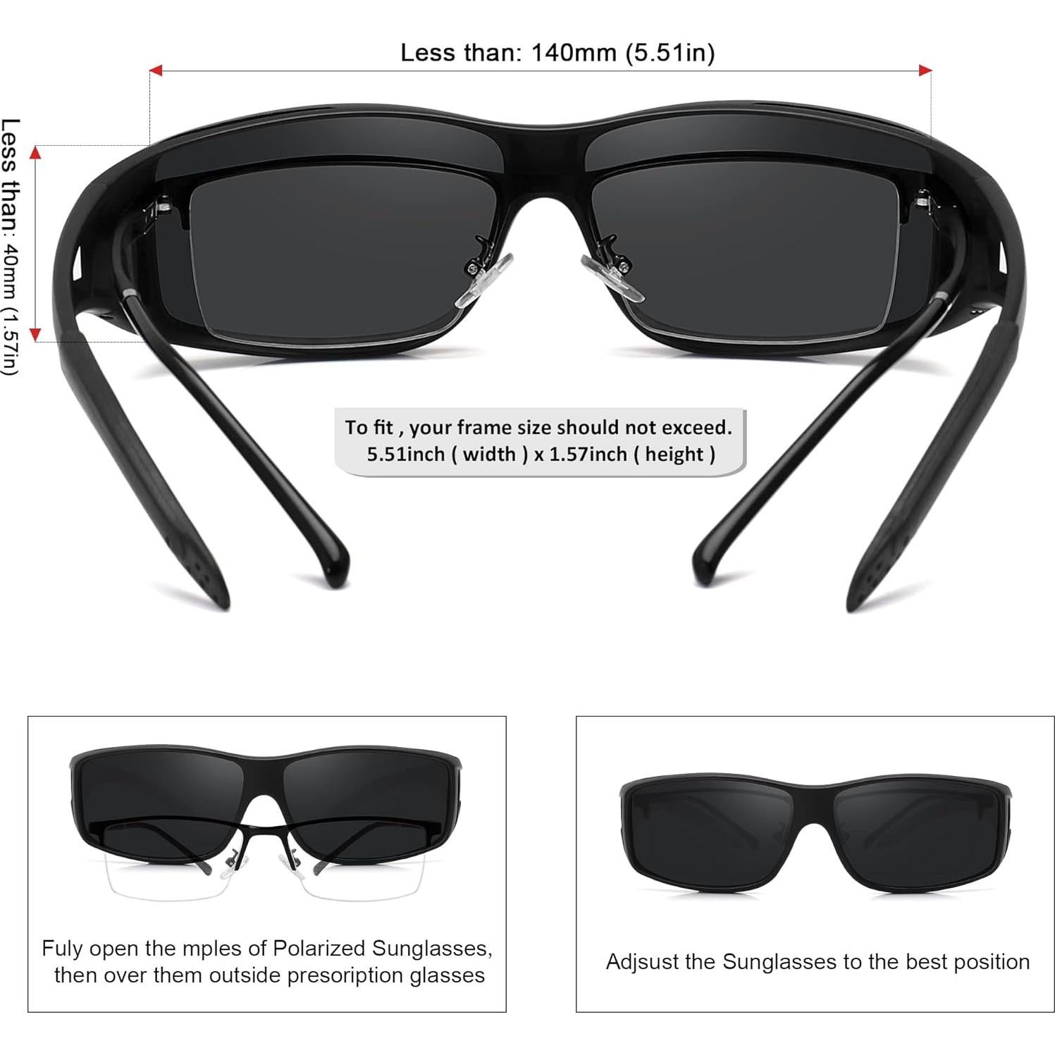 Gafas de Sol Polarizadas MEETSUN UV400 Unisex Envolventes