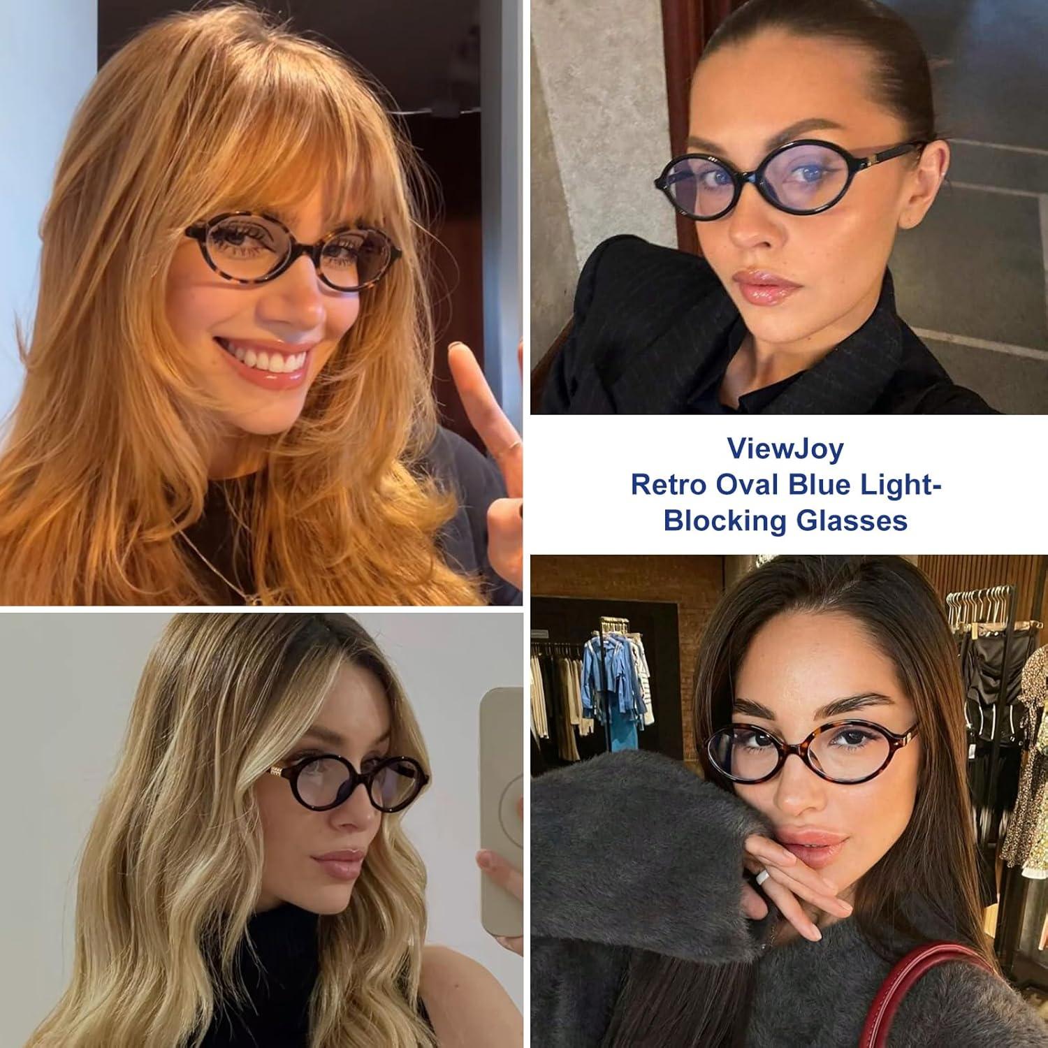 Gafas Retro Ovaladas Azul VJ2602-2 para Mujeres UV400