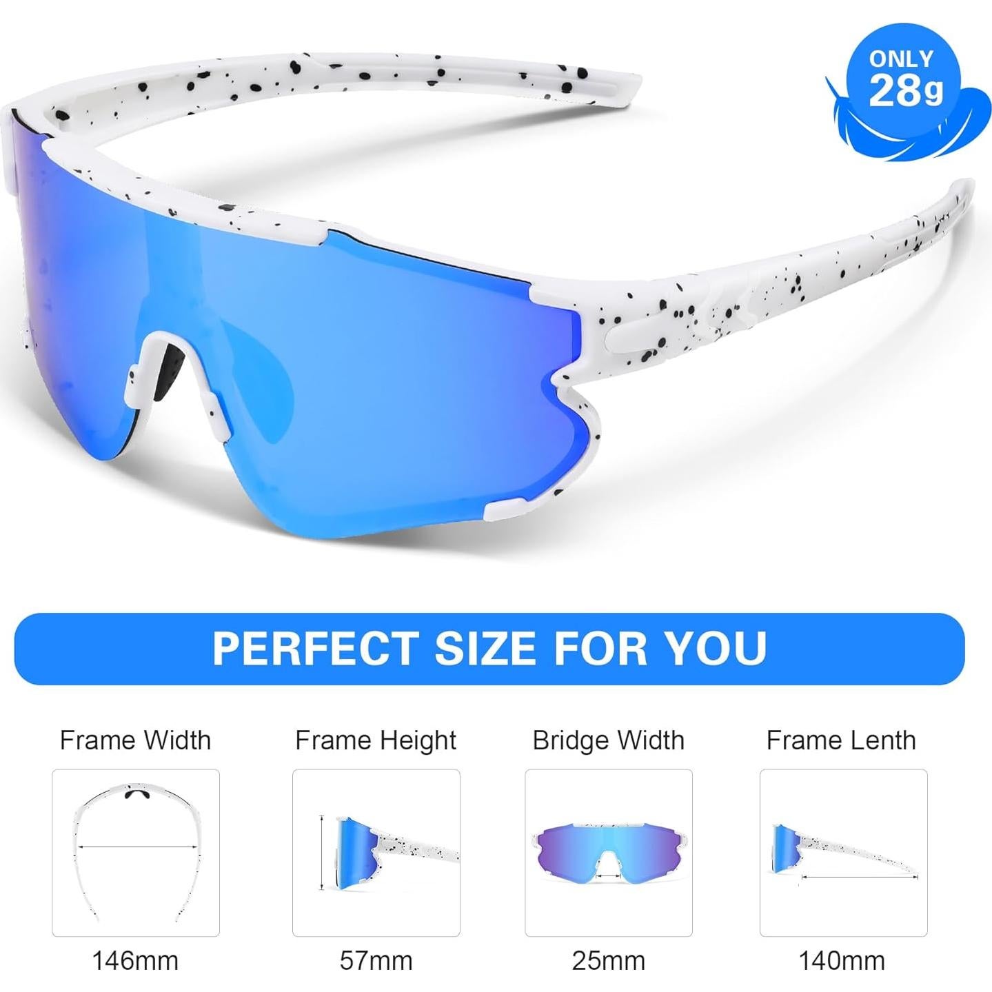 Gafas de sol deportivas polarizadas Fanshen UV400 para hombres